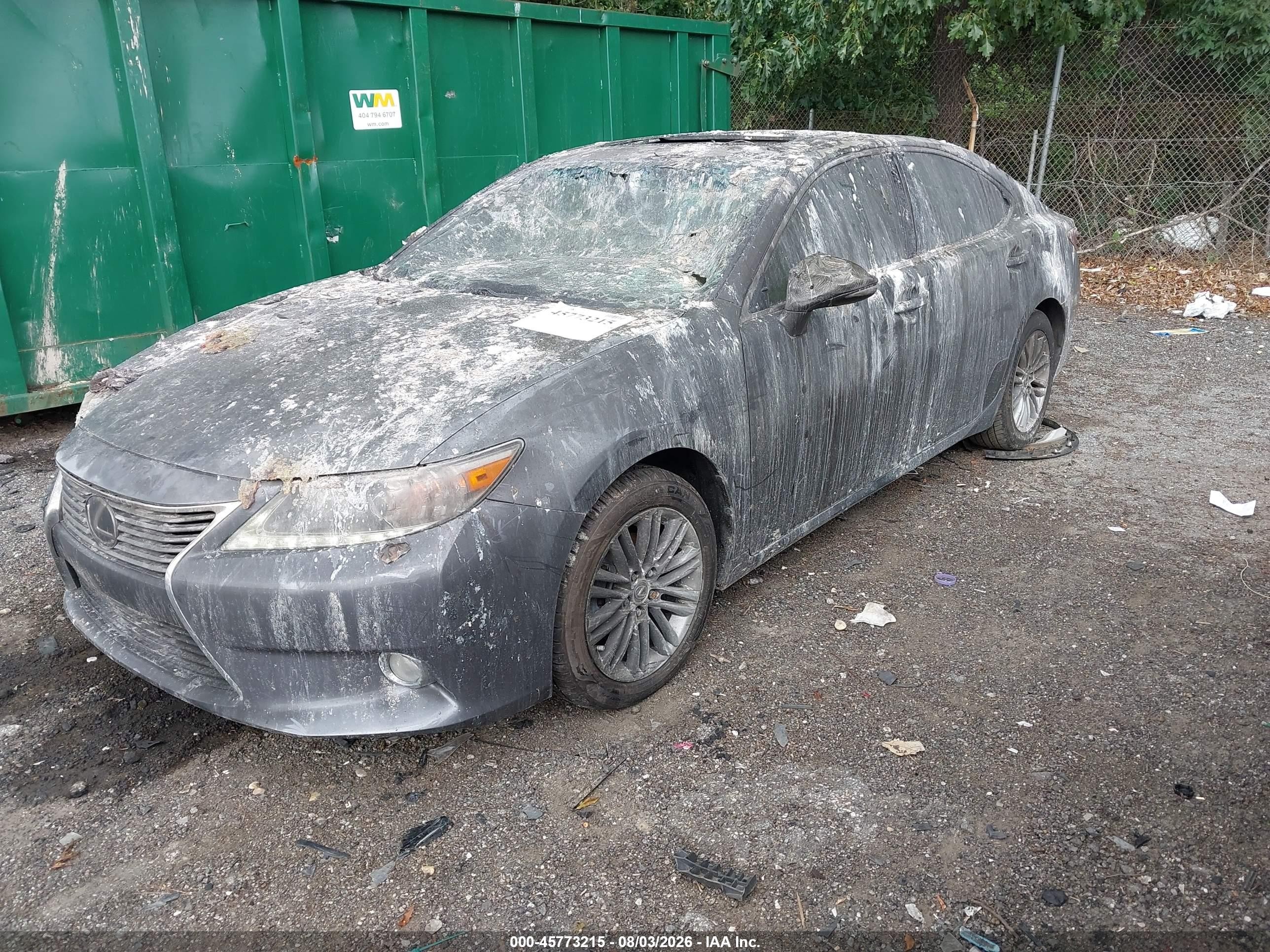 2013 Lexus Es 350   Gray vin: JTHBK1GG3D2071763