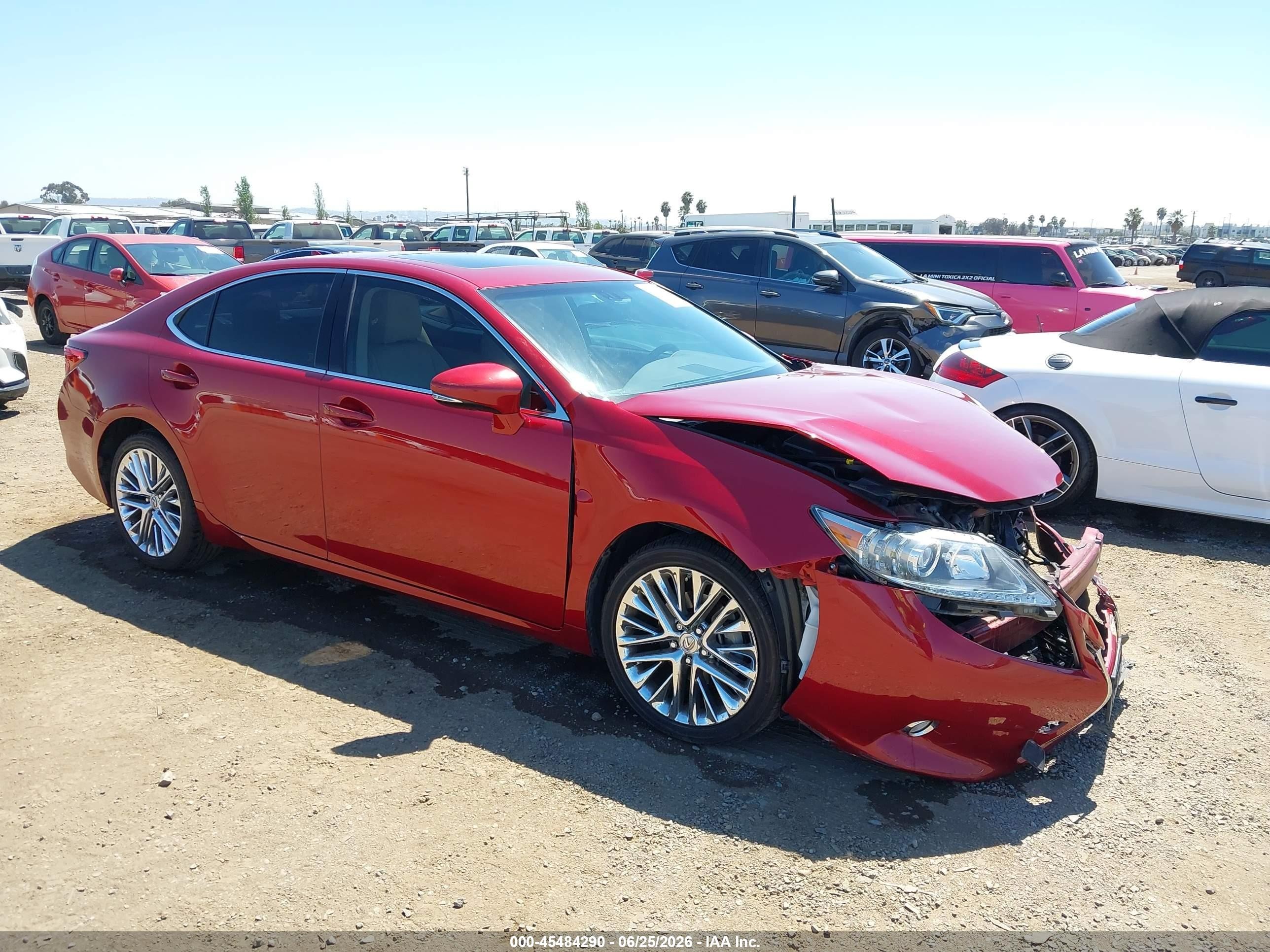 2013 Lexus Es 350   Red vin: JTHBK1GG3D2077529