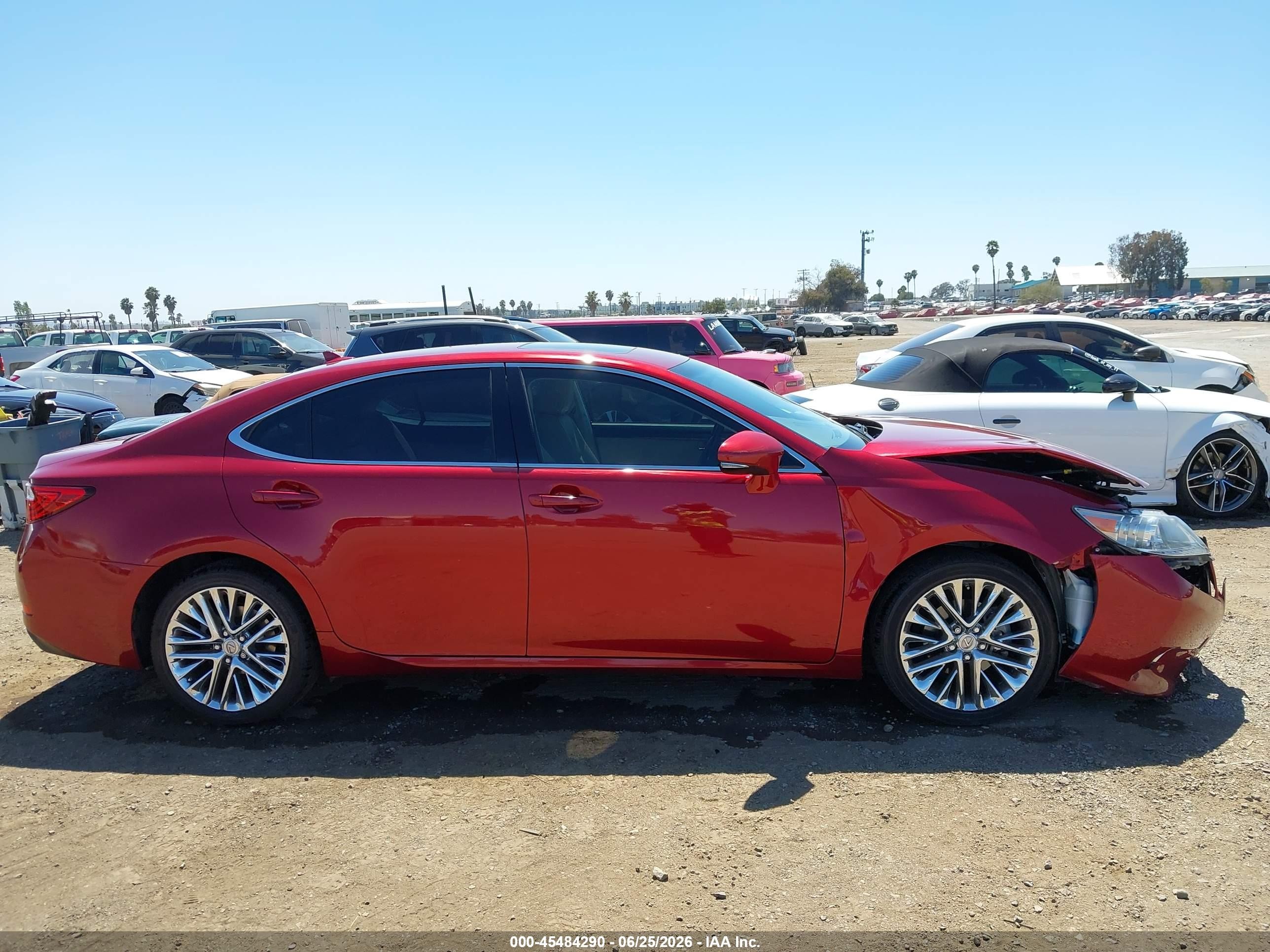 2013 Lexus Es 350   Red vin: JTHBK1GG3D2077529