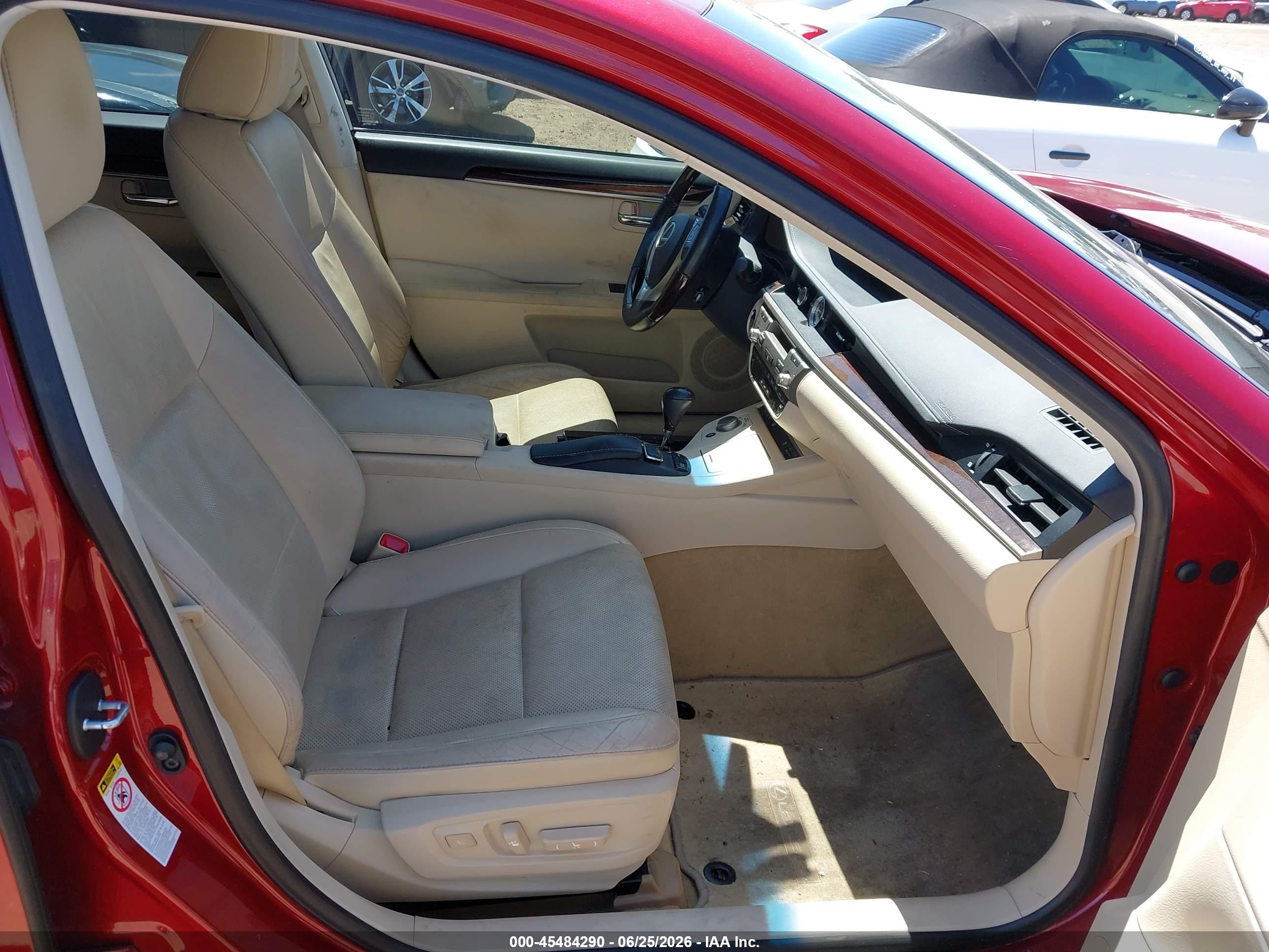2013 Lexus Es 350   Red vin: JTHBK1GG3D2077529