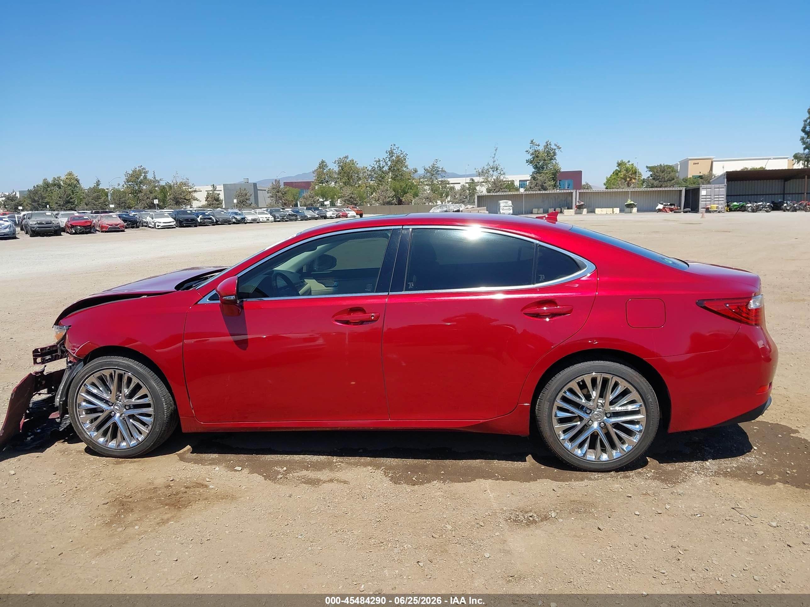 2013 Lexus Es 350   Red vin: JTHBK1GG3D2077529