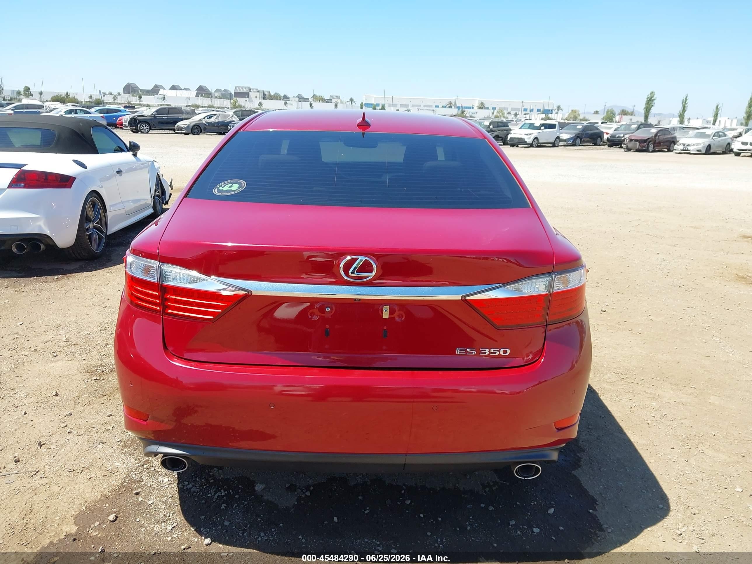 2013 Lexus Es 350   Red vin: JTHBK1GG3D2077529