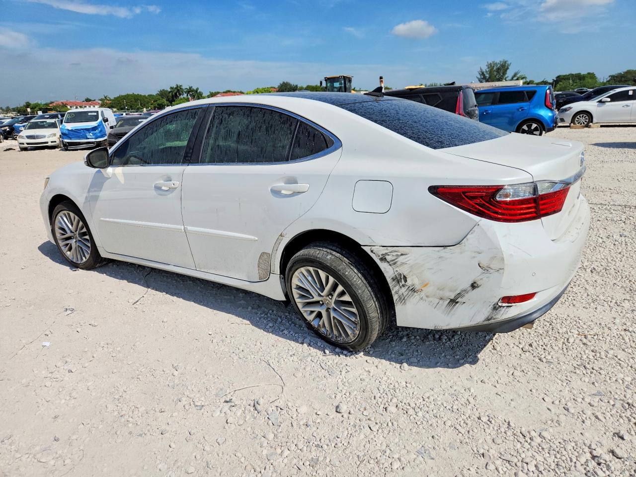 2013 Lexus Es 350 White vin: JTHBK1GG3D2078468