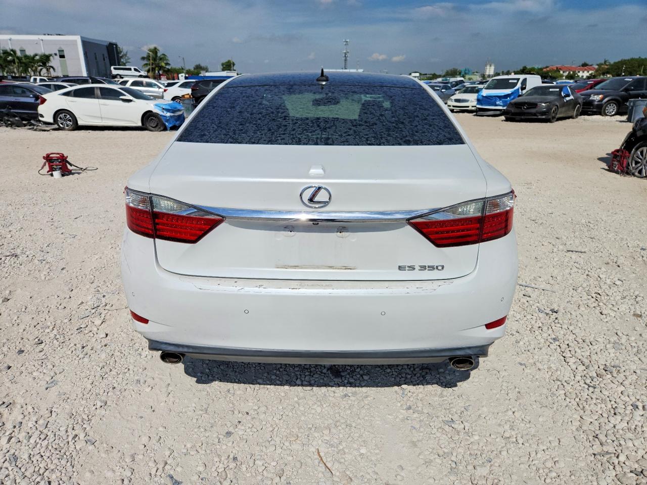 2013 Lexus Es 350 White vin: JTHBK1GG3D2078468
