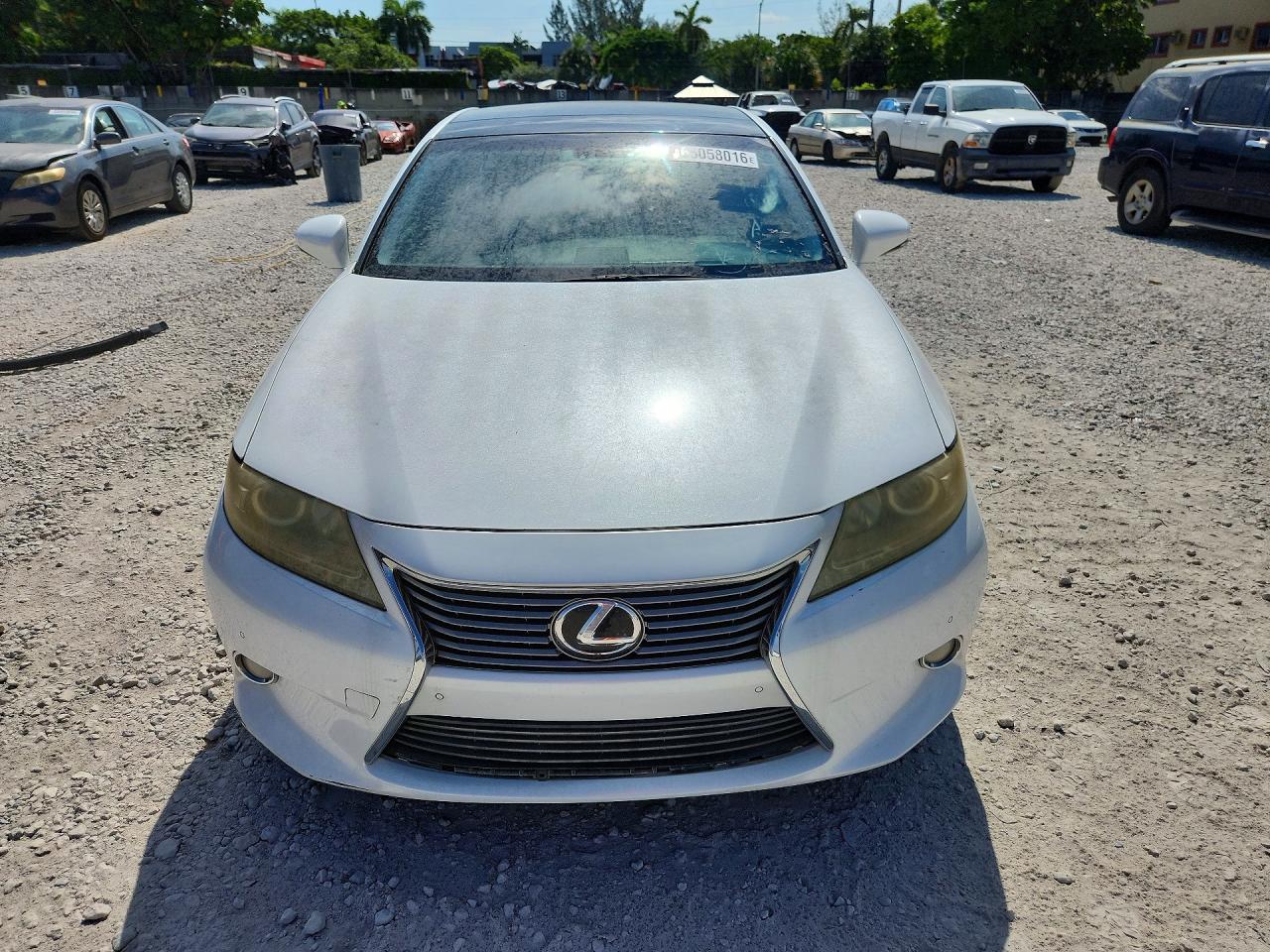 2013 Lexus Es 350 White vin: JTHBK1GG3D2078468