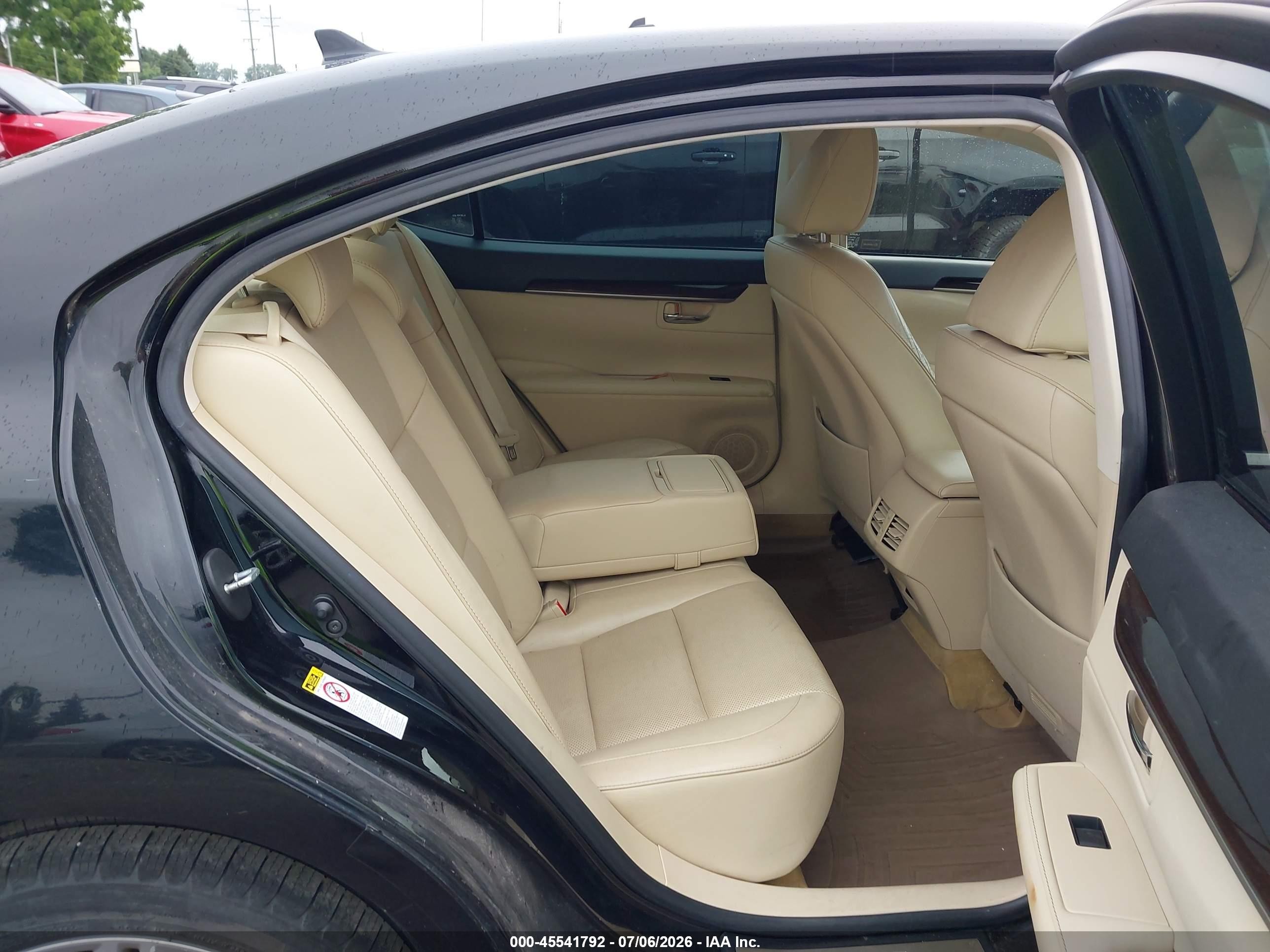 2013 Lexus Es 350   Black vin: JTHBK1GG3D2079846