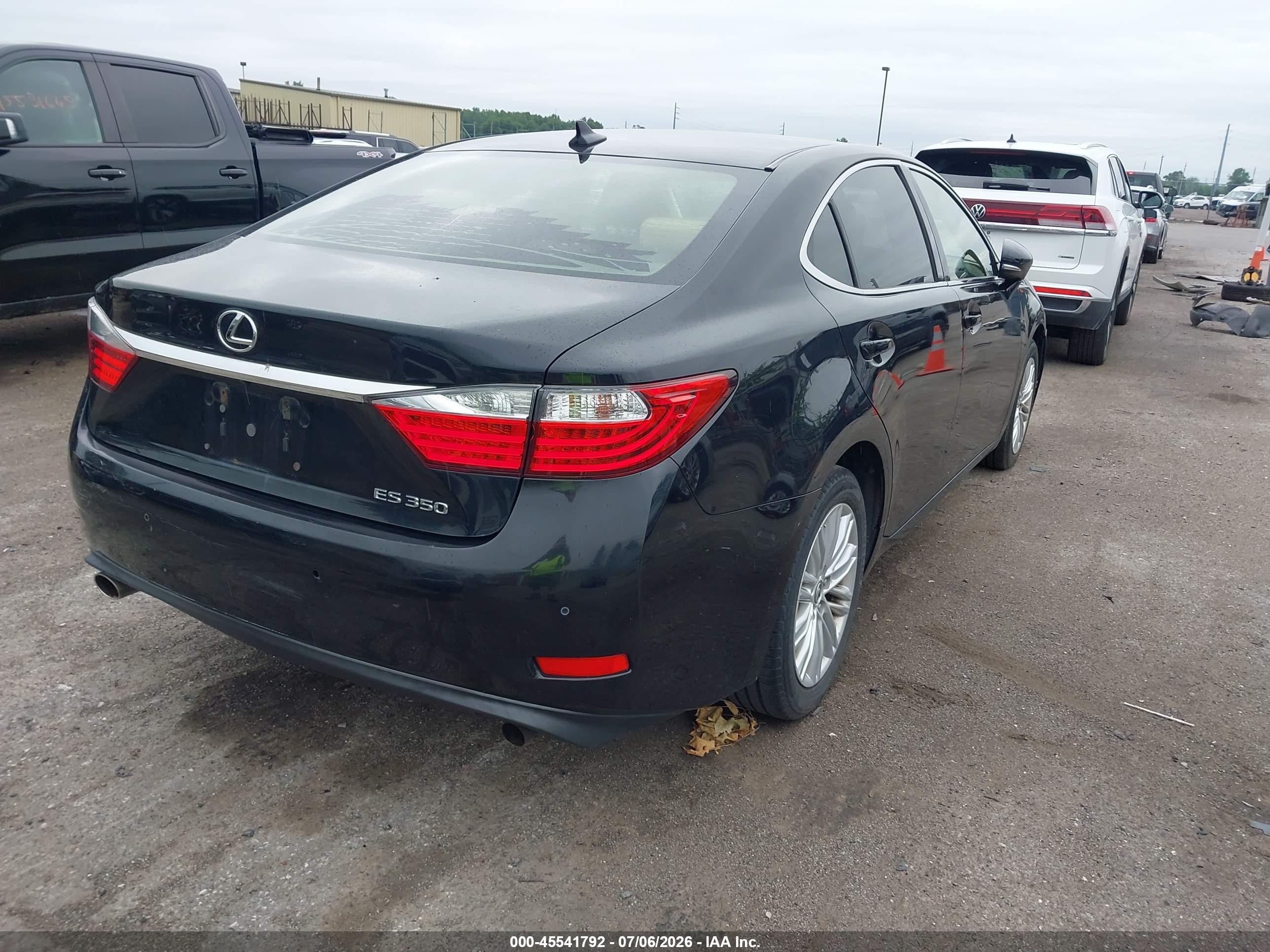 2013 Lexus Es 350   Black vin: JTHBK1GG3D2079846