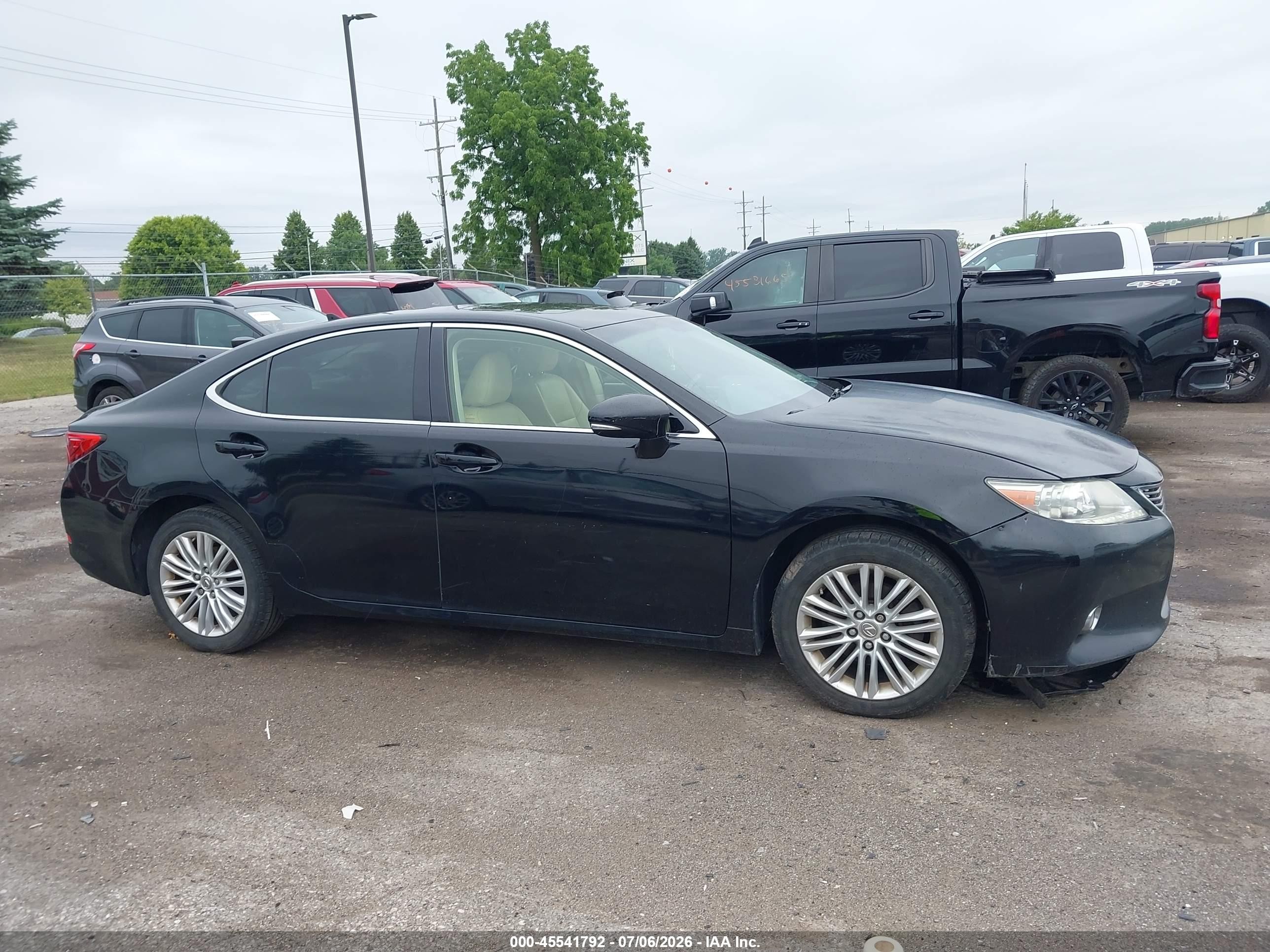 2013 Lexus Es 350   Black vin: JTHBK1GG3D2079846