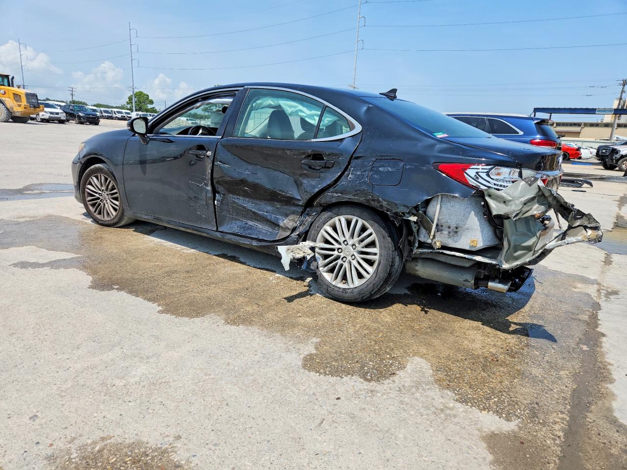2014 Lexus Es 350 Black vin: JTHBK1GG3E2091660