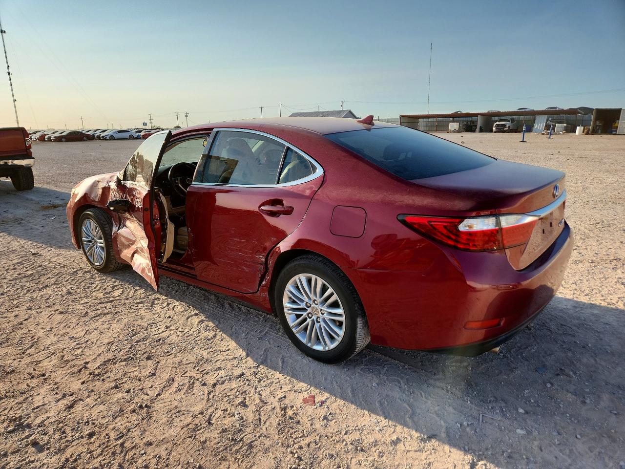 2014 Lexus Es 350 Red vin: JTHBK1GG3E2092355