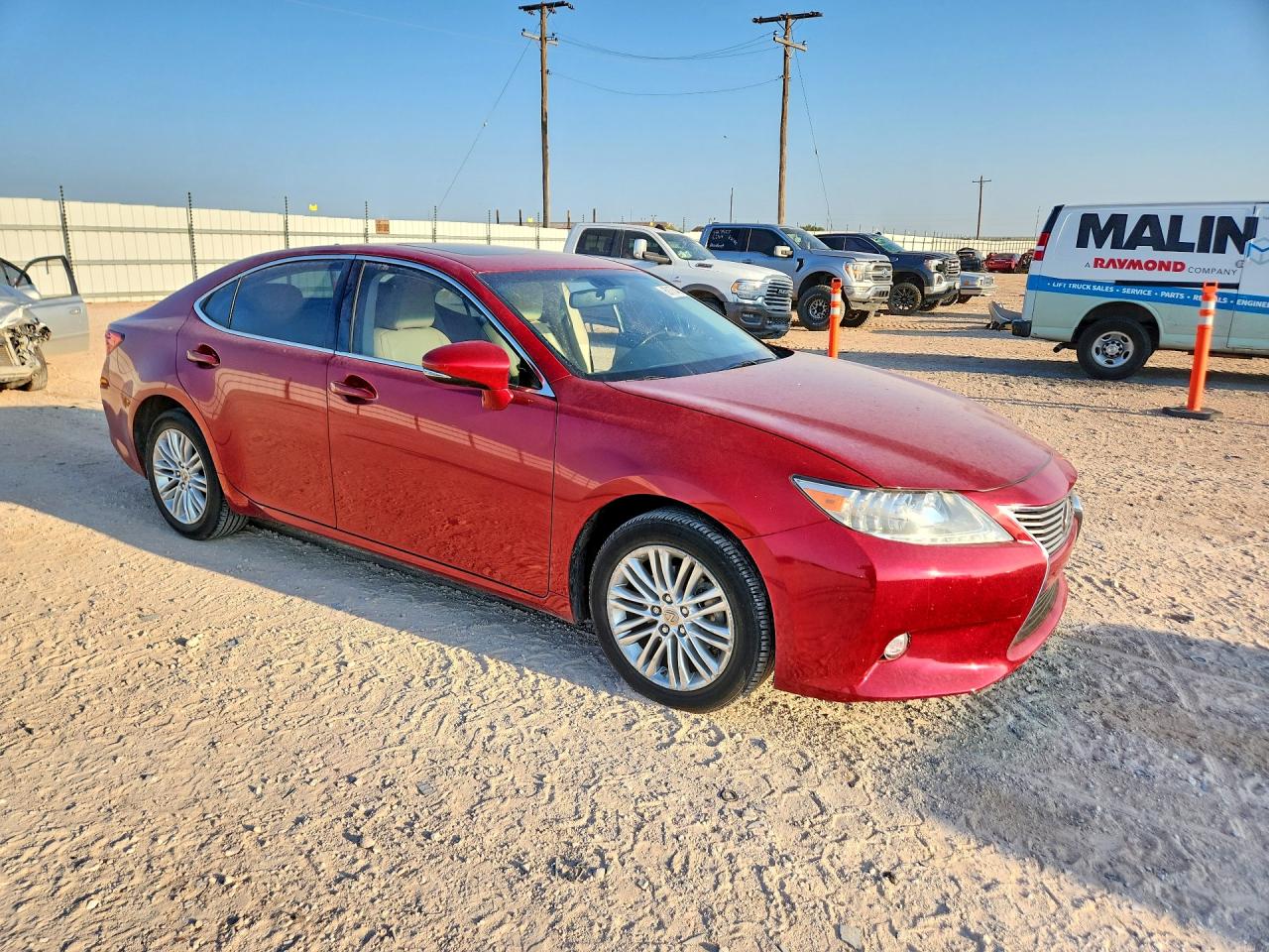 2014 Lexus Es 350 Red vin: JTHBK1GG3E2092355