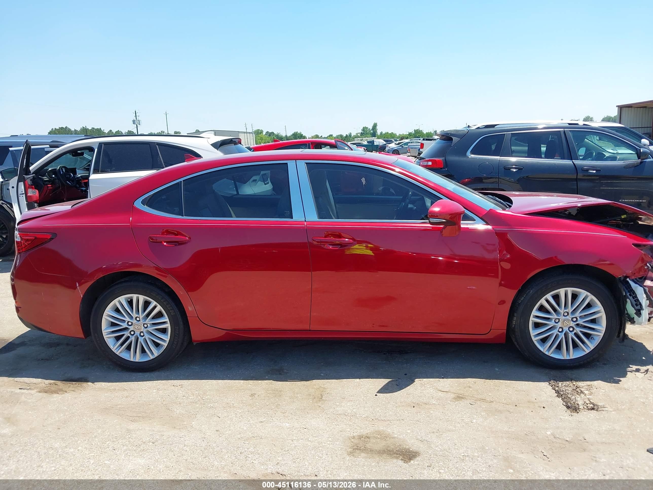 2014 Lexus Es 350   Red vin: JTHBK1GG3E2093036