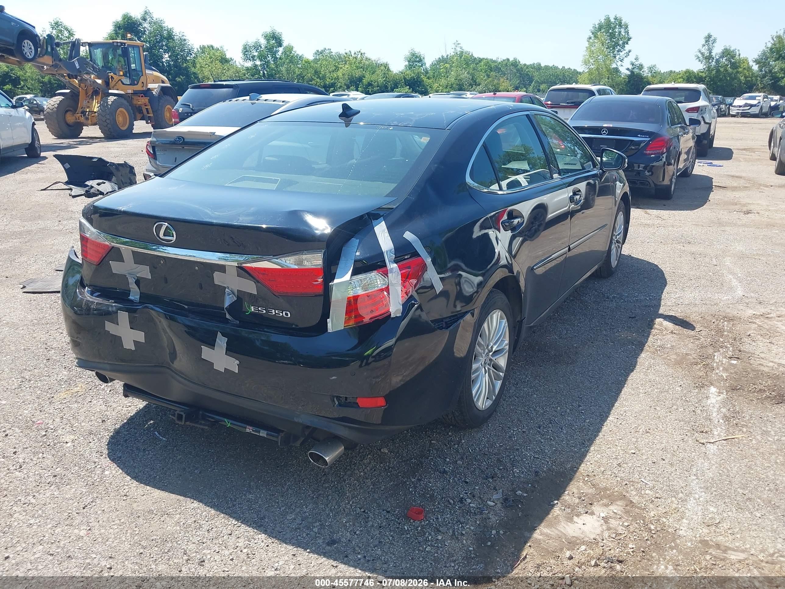 2014 Lexus Es 350   Black vin: JTHBK1GG3E2099421