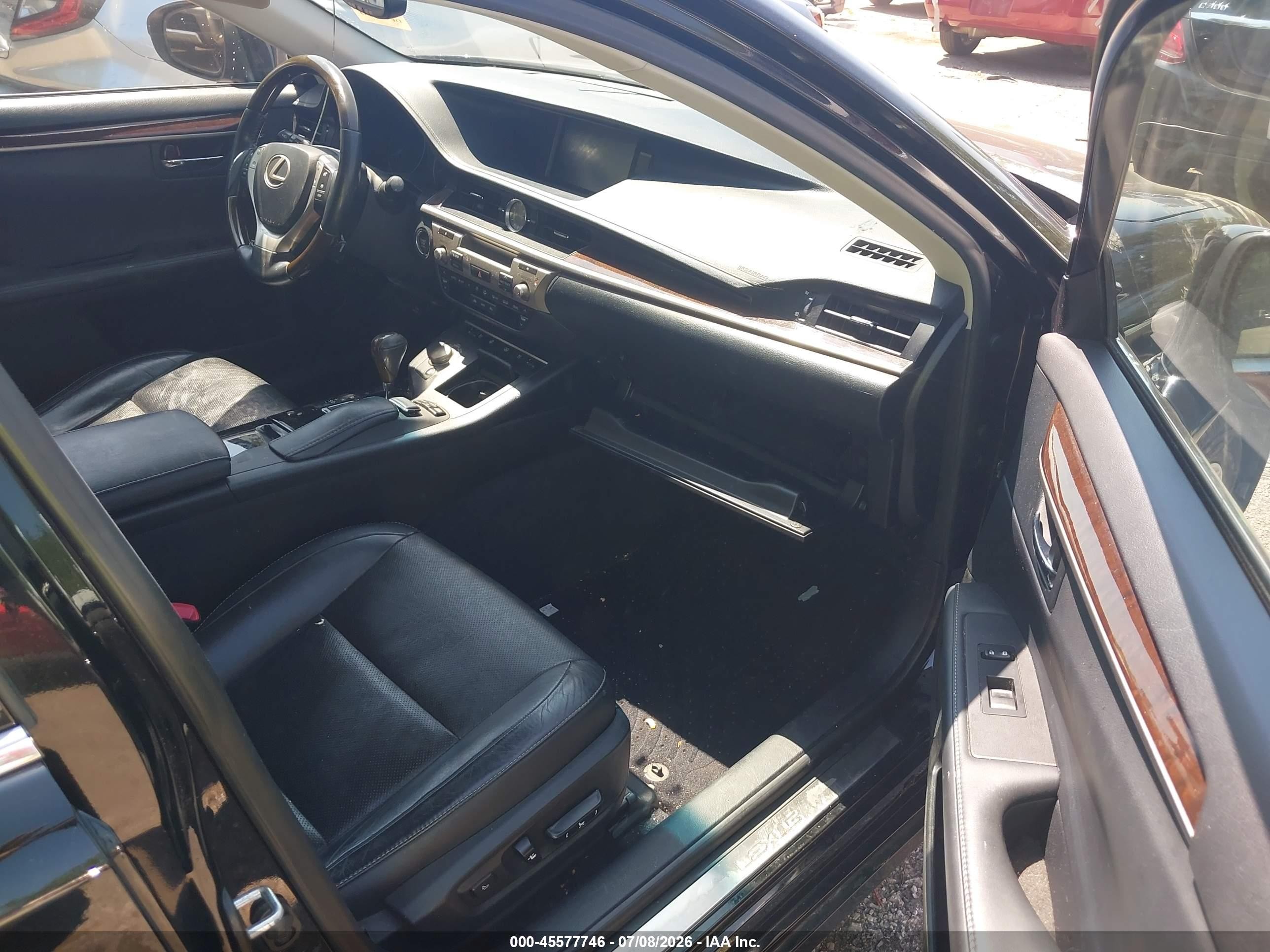 2014 Lexus Es 350   Black vin: JTHBK1GG3E2099421