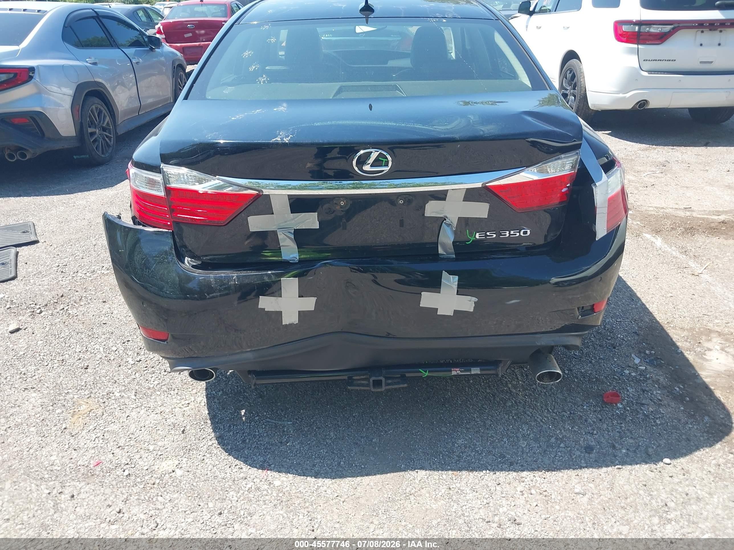 2014 Lexus Es 350   Black vin: JTHBK1GG3E2099421