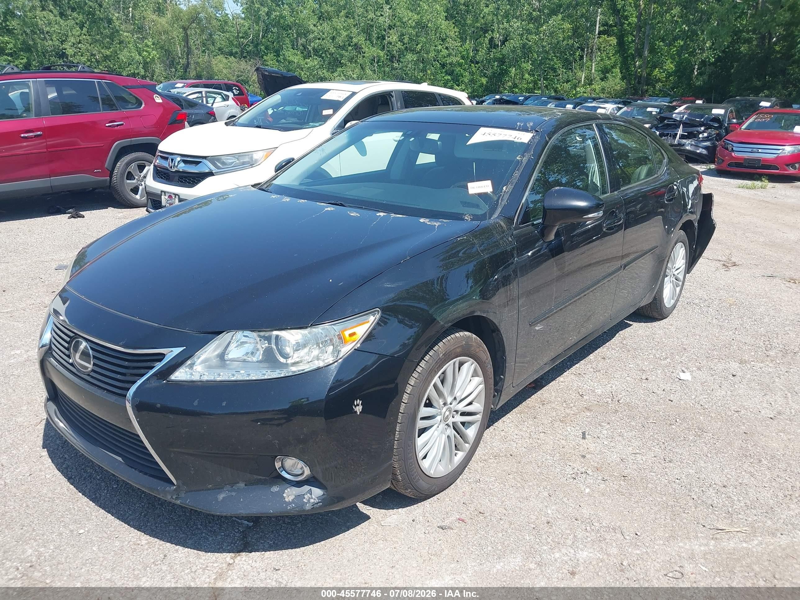2014 Lexus Es 350   Black vin: JTHBK1GG3E2099421