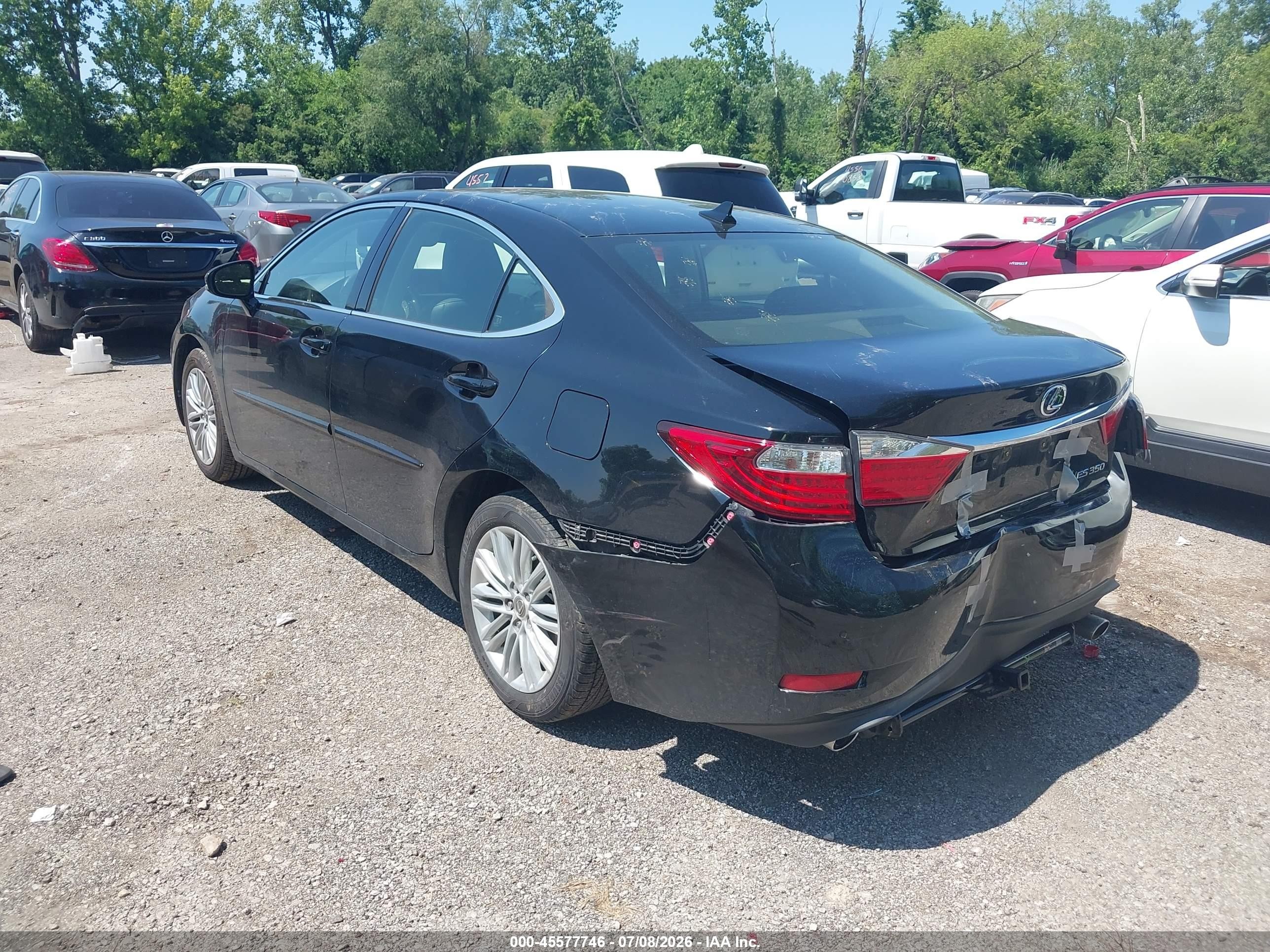 2014 Lexus Es 350   Black vin: JTHBK1GG3E2099421