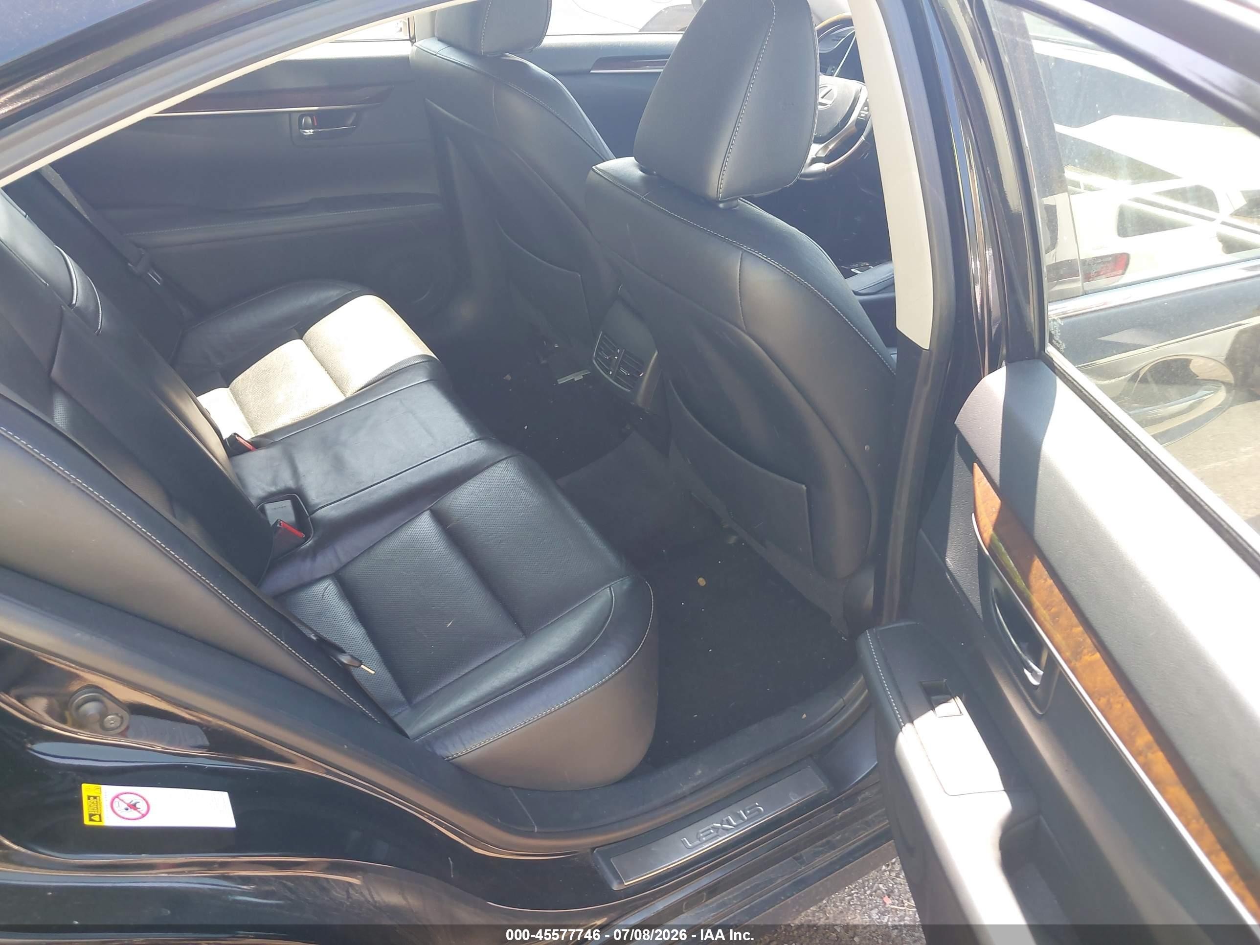 2014 Lexus Es 350   Black vin: JTHBK1GG3E2099421