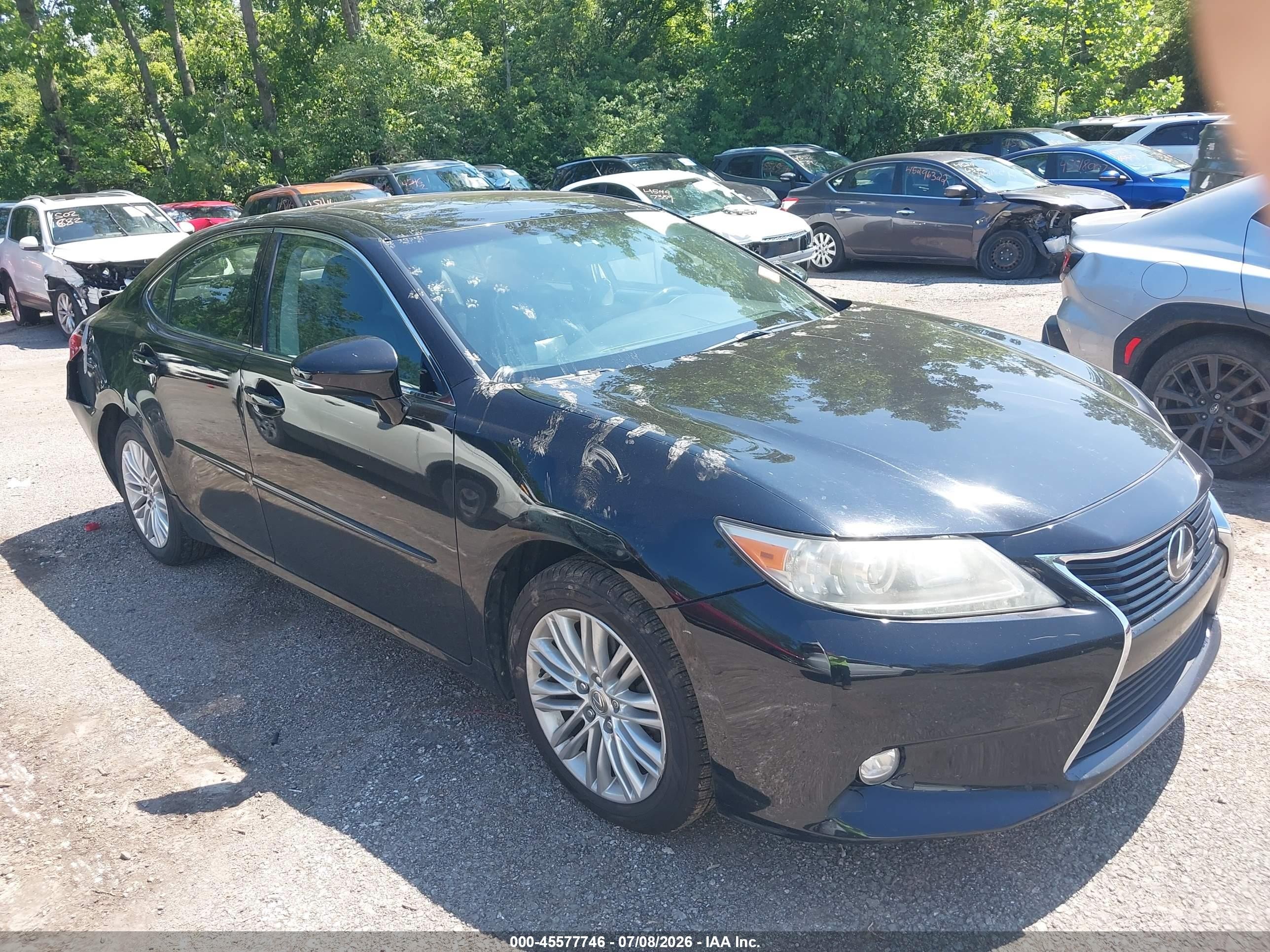 2014 Lexus Es 350   Black vin: JTHBK1GG3E2099421