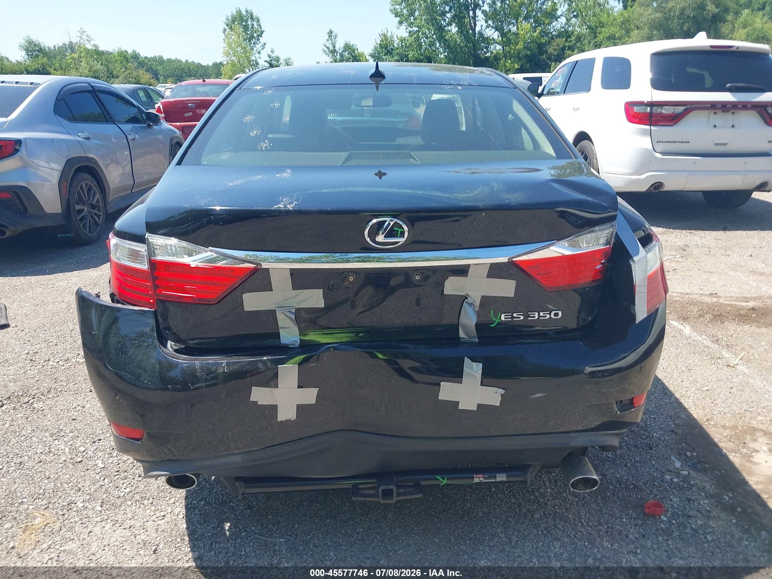 2014 Lexus Es 350   Black vin: JTHBK1GG3E2099421