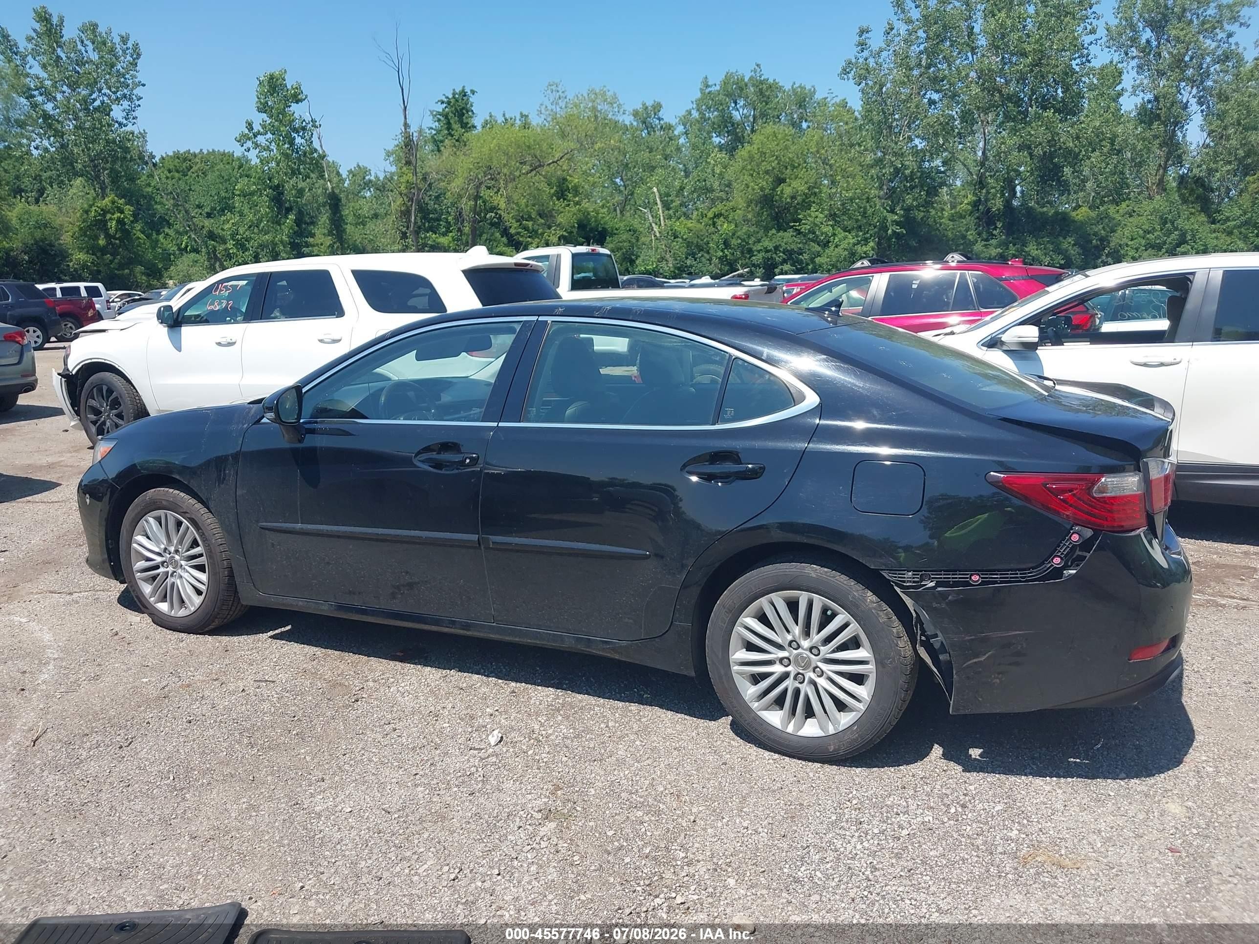 2014 Lexus Es 350   Black vin: JTHBK1GG3E2099421