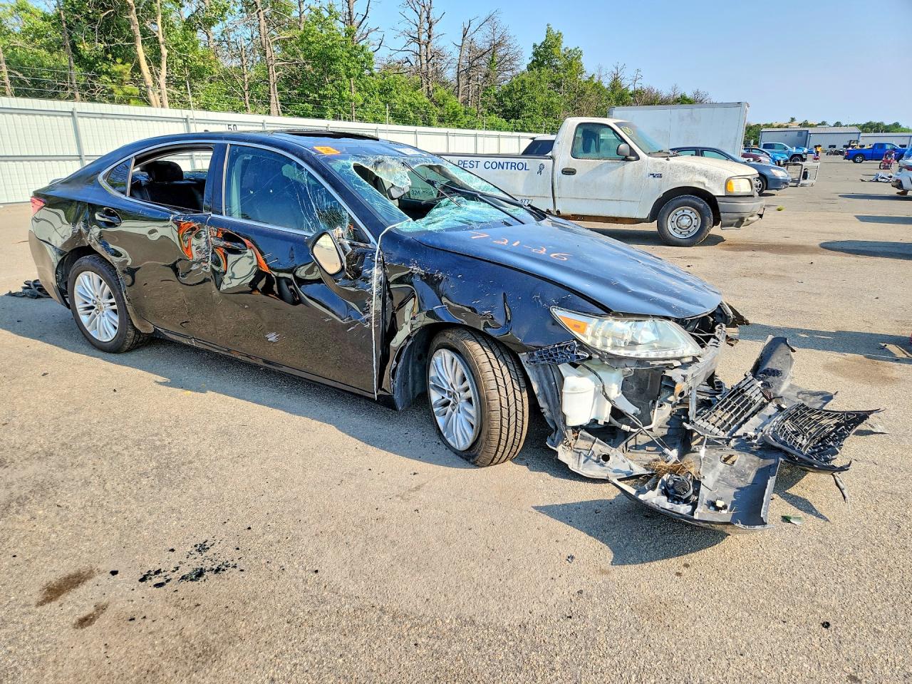 2014 Lexus Es 350 Black vin: JTHBK1GG3E2102950