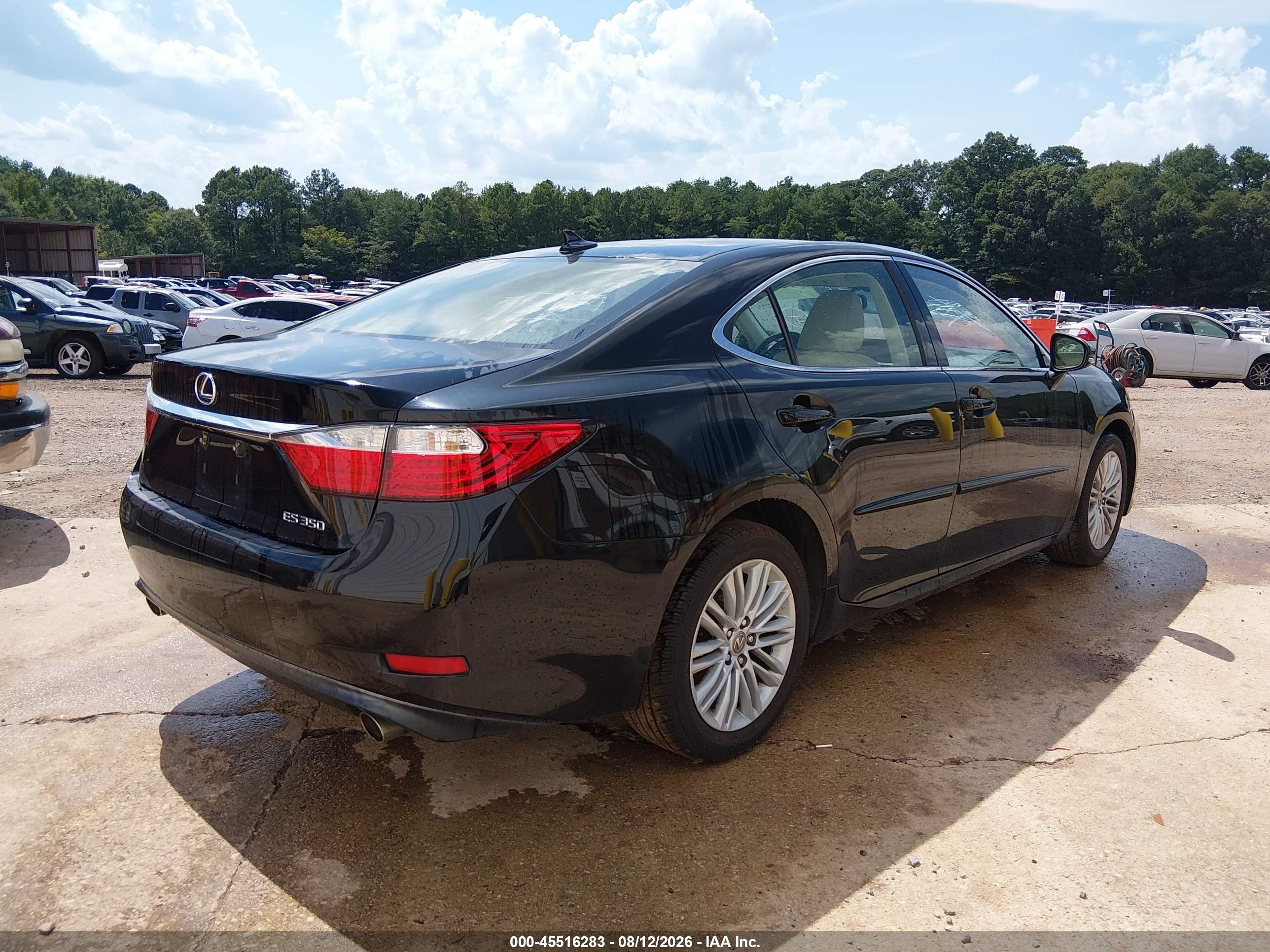 2014 Lexus Es 350   Black vin: JTHBK1GG3E2105220