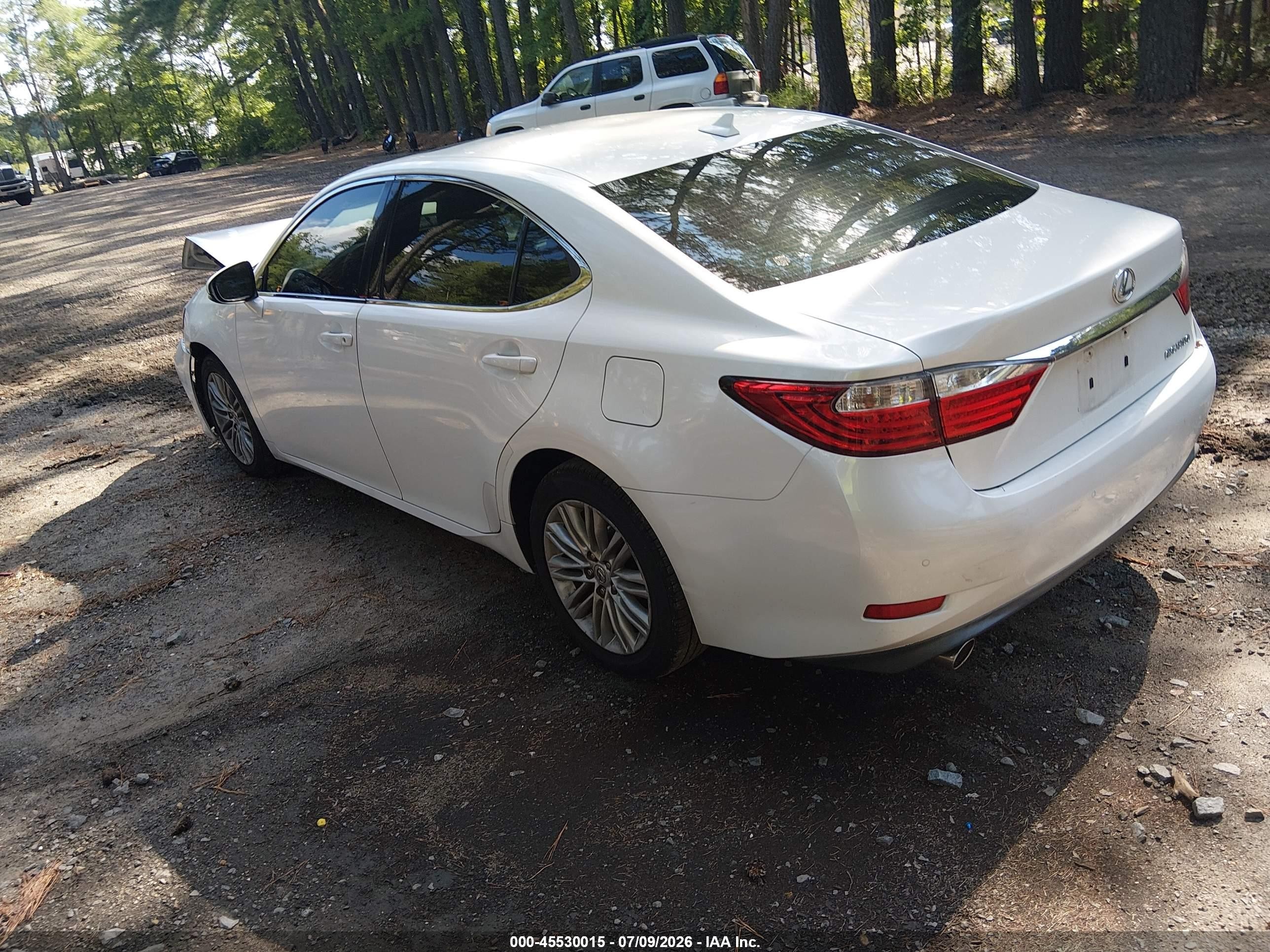 2014 Lexus Es 350   White vin: JTHBK1GG3E2109932