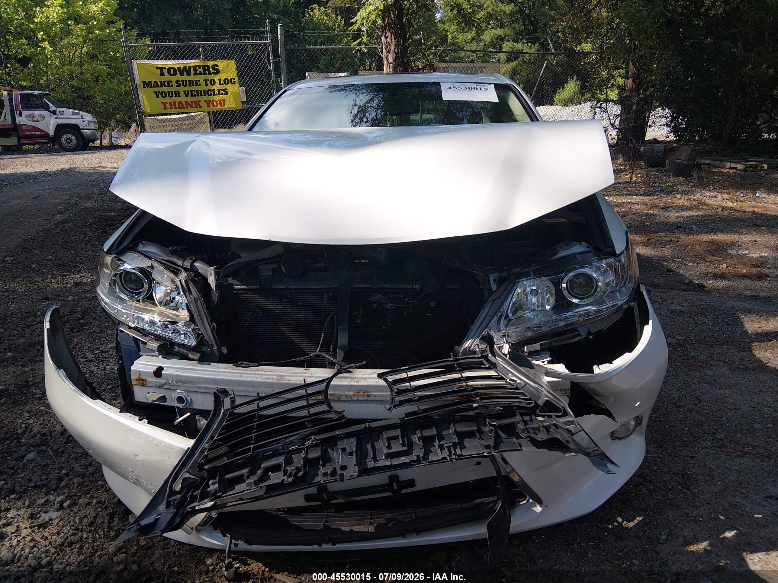 2014 Lexus Es 350   White vin: JTHBK1GG3E2109932