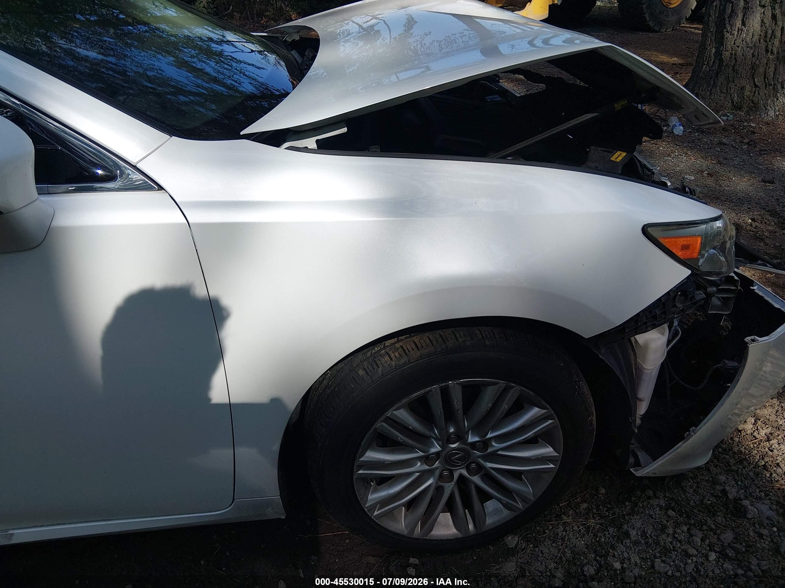 2014 Lexus Es 350   White vin: JTHBK1GG3E2109932