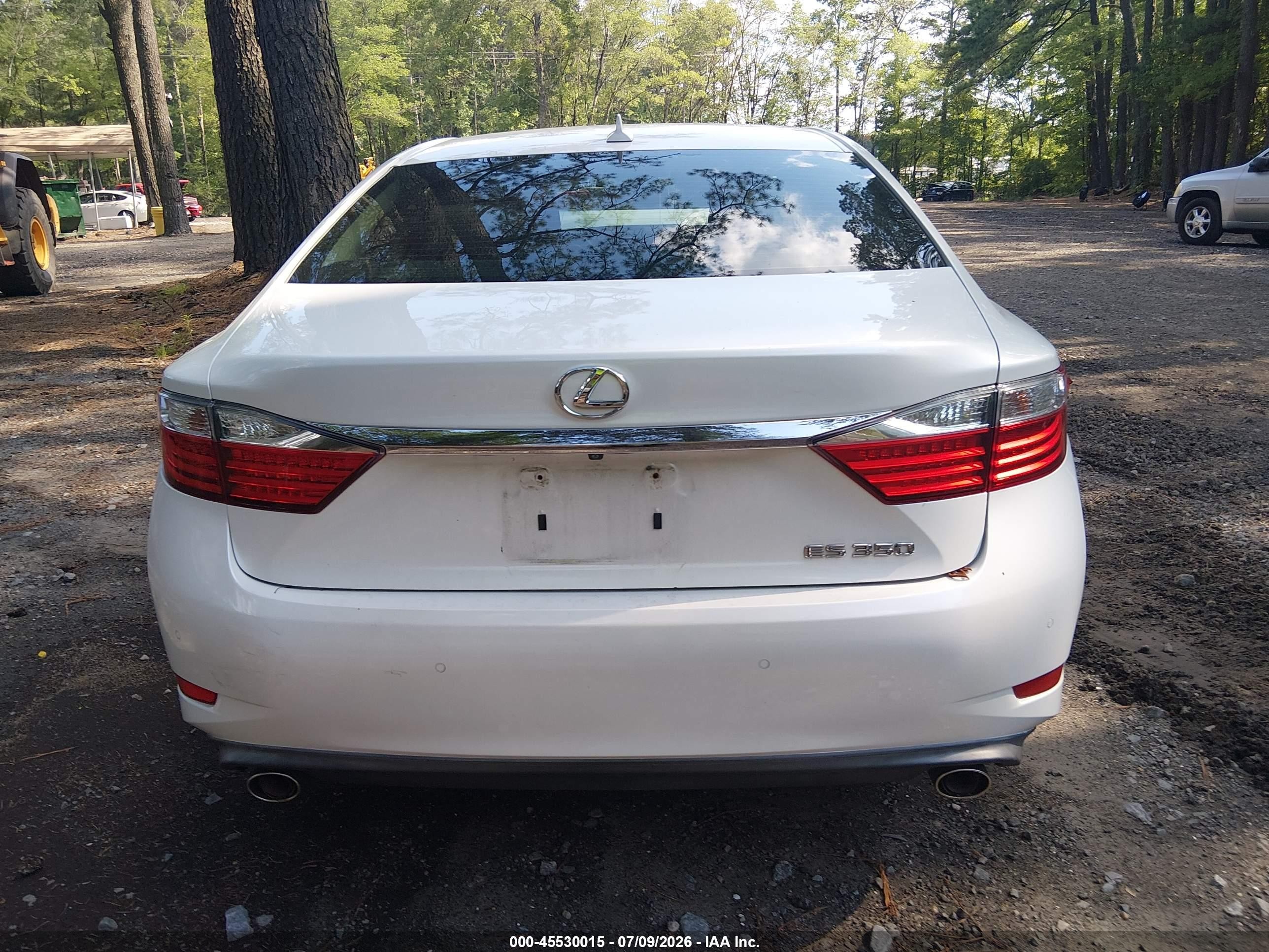 2014 Lexus Es 350   White vin: JTHBK1GG3E2109932