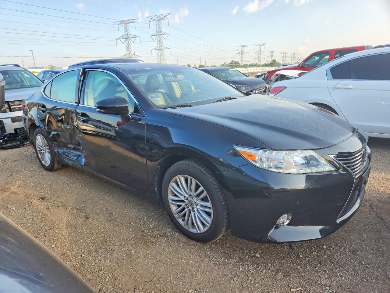 2014 Lexus Es 350 Black vin: JTHBK1GG3E2120185