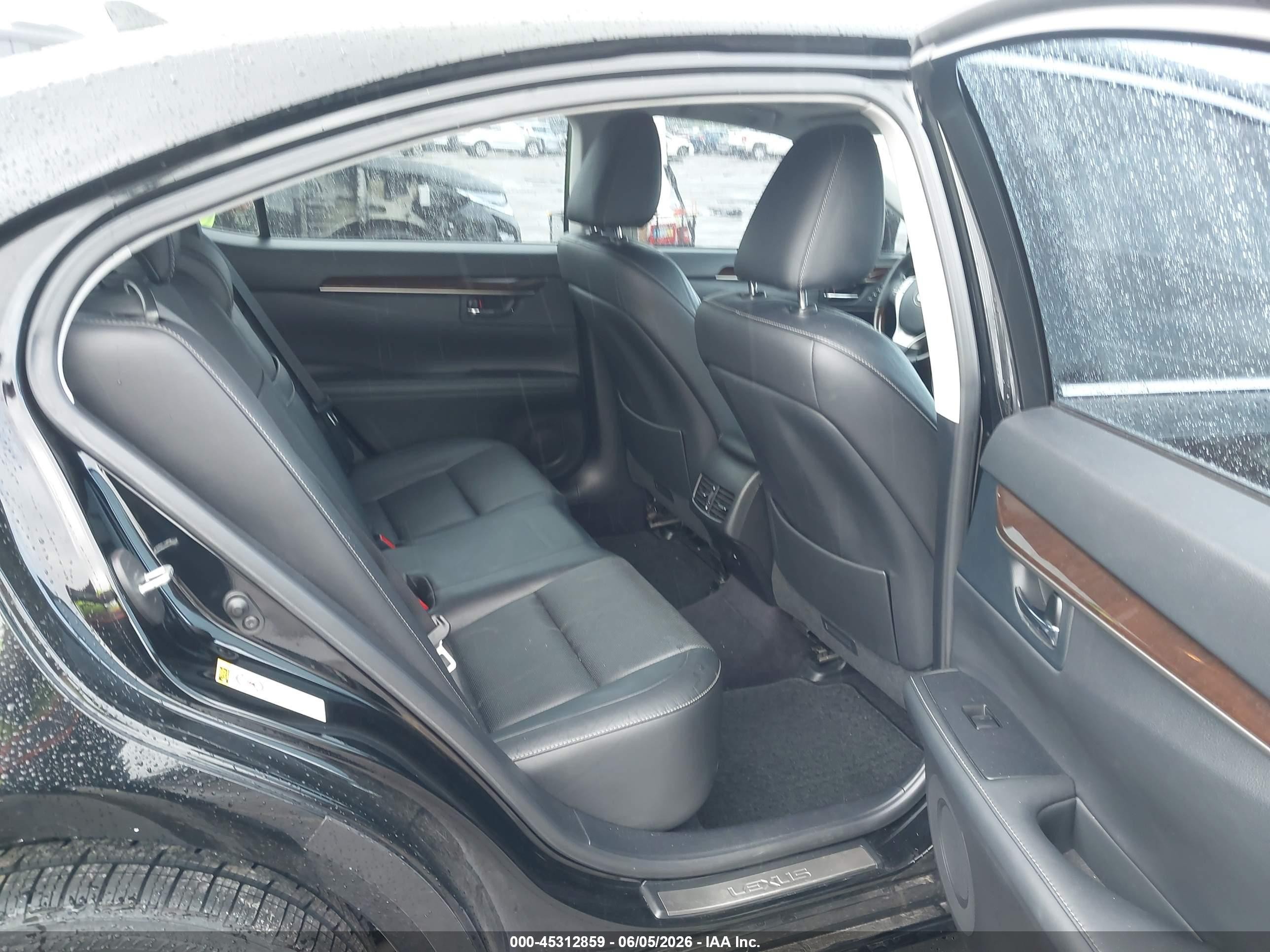 2014 Lexus Es 350   Black vin: JTHBK1GG3E2123829