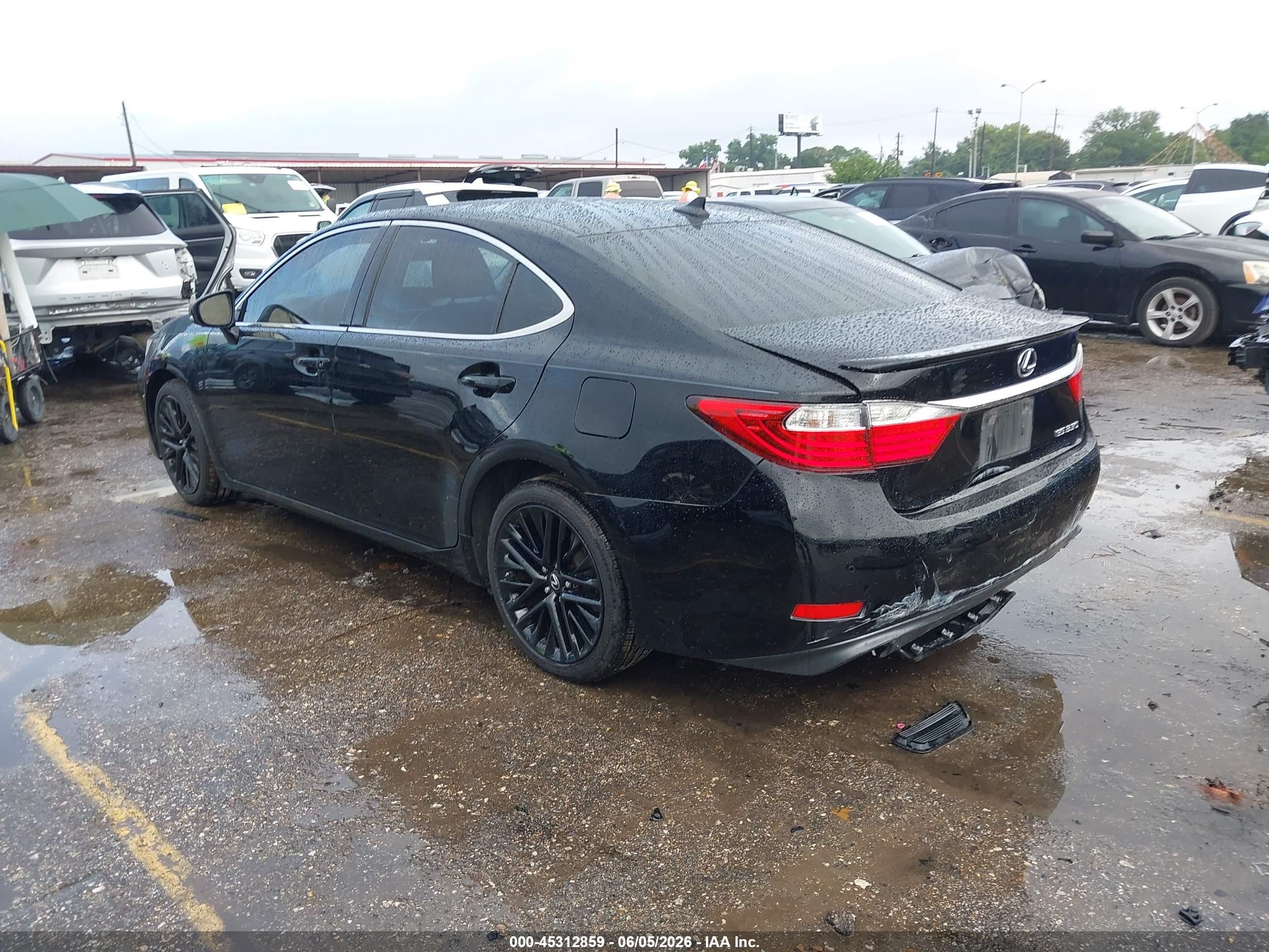 2014 Lexus Es 350   Black vin: JTHBK1GG3E2123829