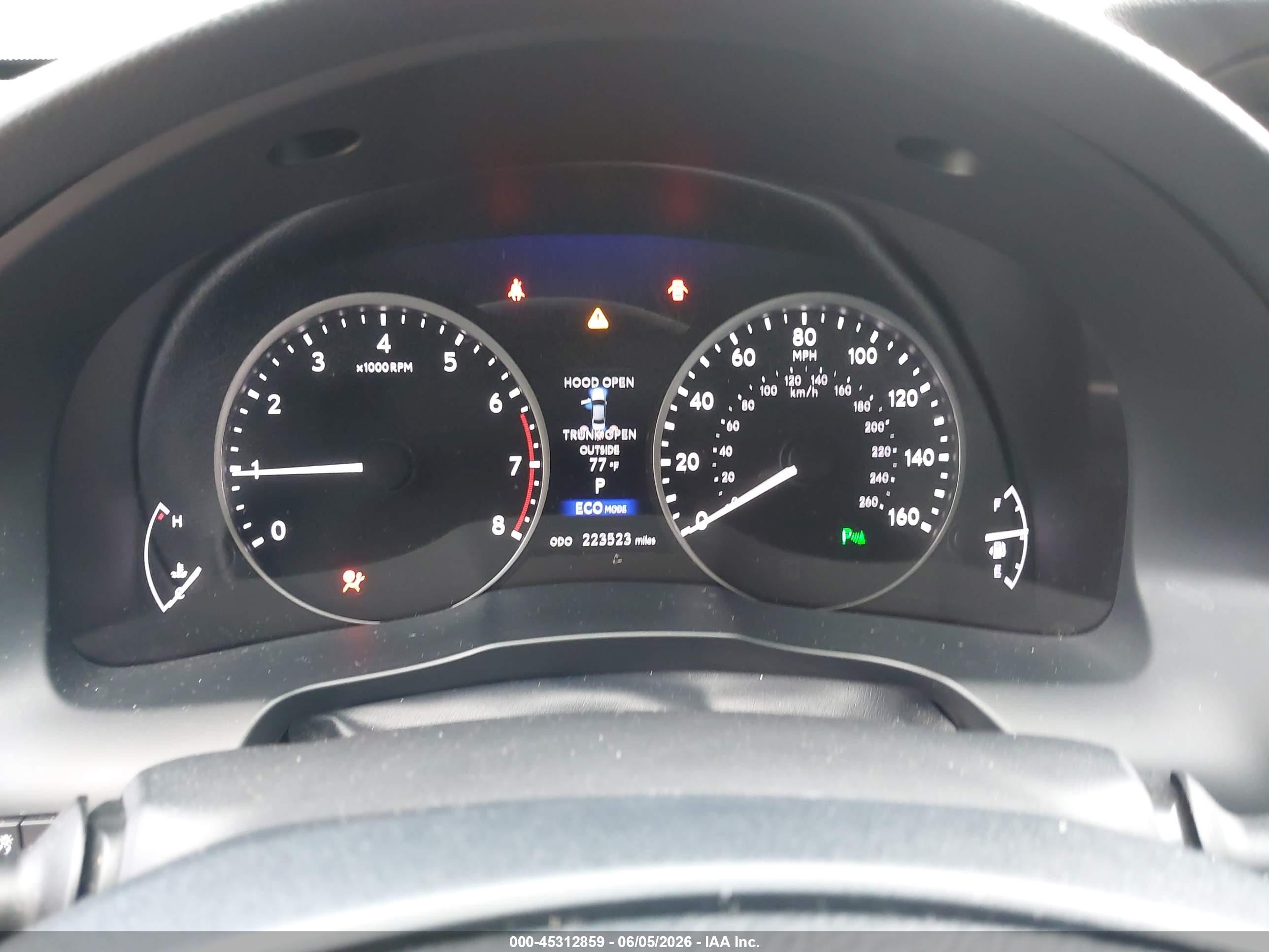 2014 Lexus Es 350   Black vin: JTHBK1GG3E2123829