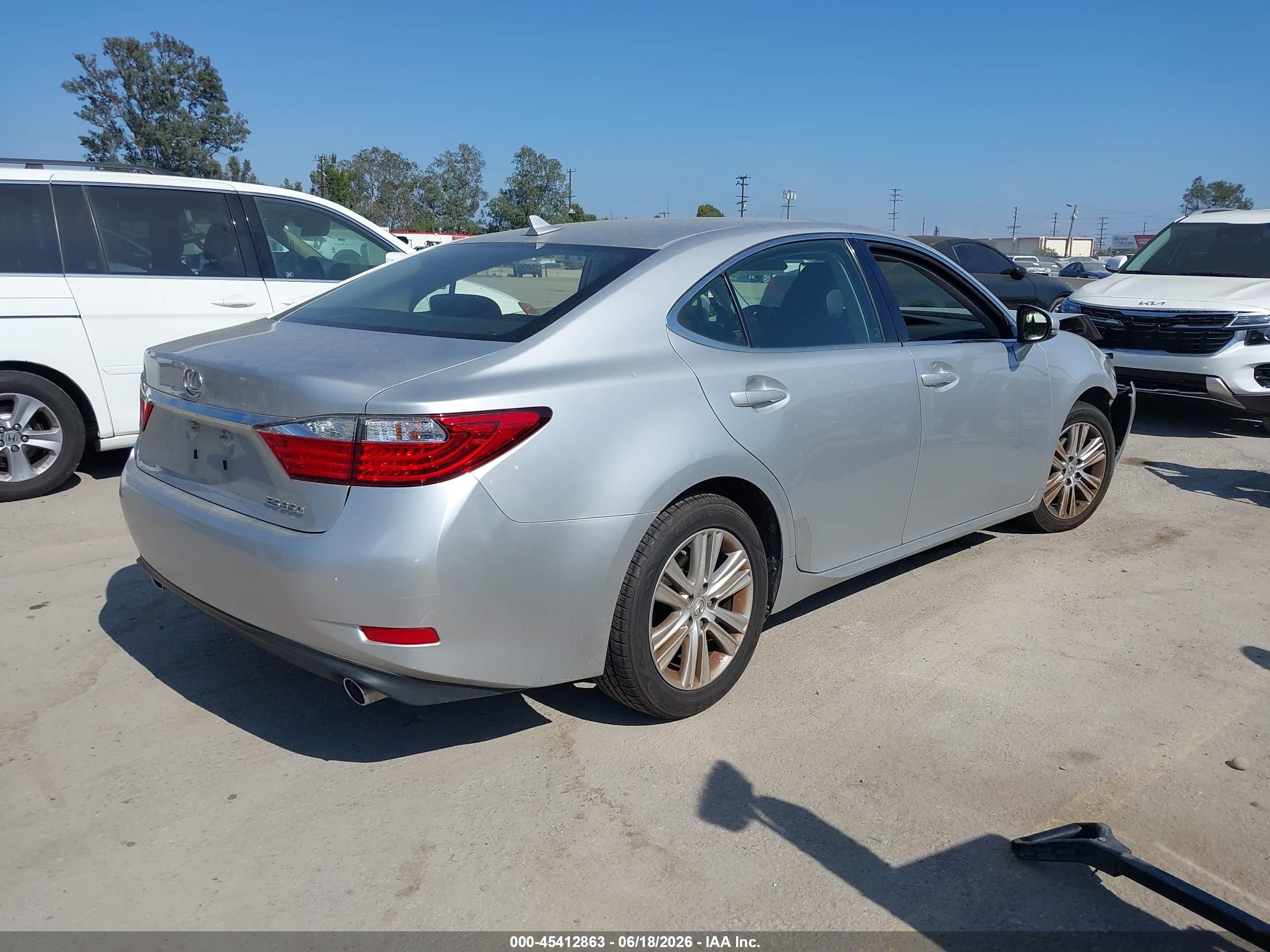 2014 Lexus Es 350   Silver vin: JTHBK1GG3E2124169