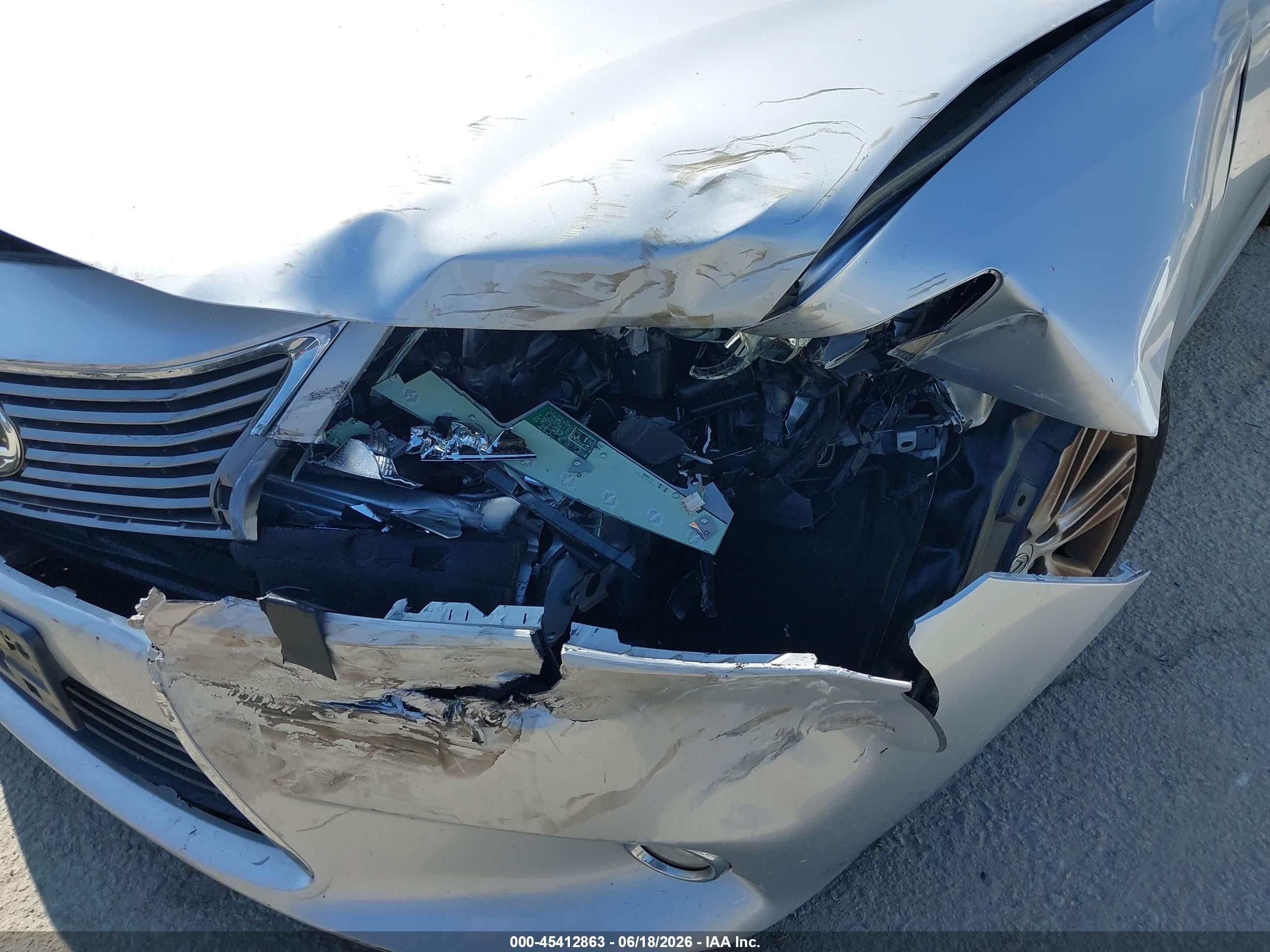 2014 Lexus Es 350   Silver vin: JTHBK1GG3E2124169