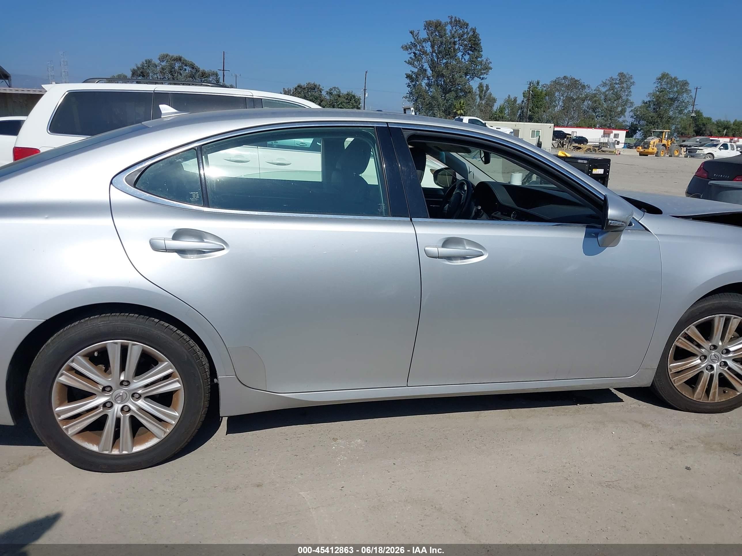 2014 Lexus Es 350   Silver vin: JTHBK1GG3E2124169