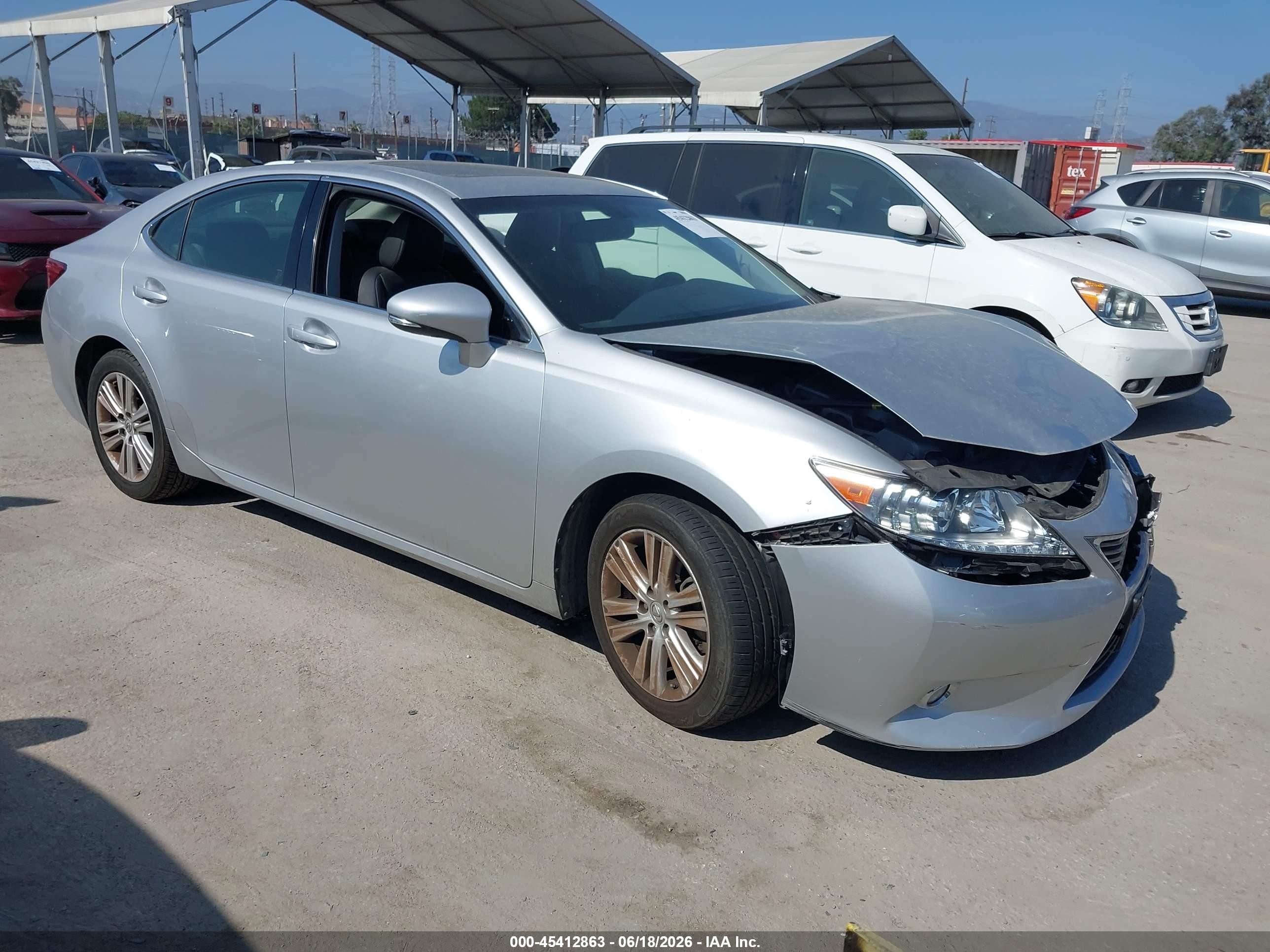 2014 Lexus Es 350   Silver vin: JTHBK1GG3E2124169