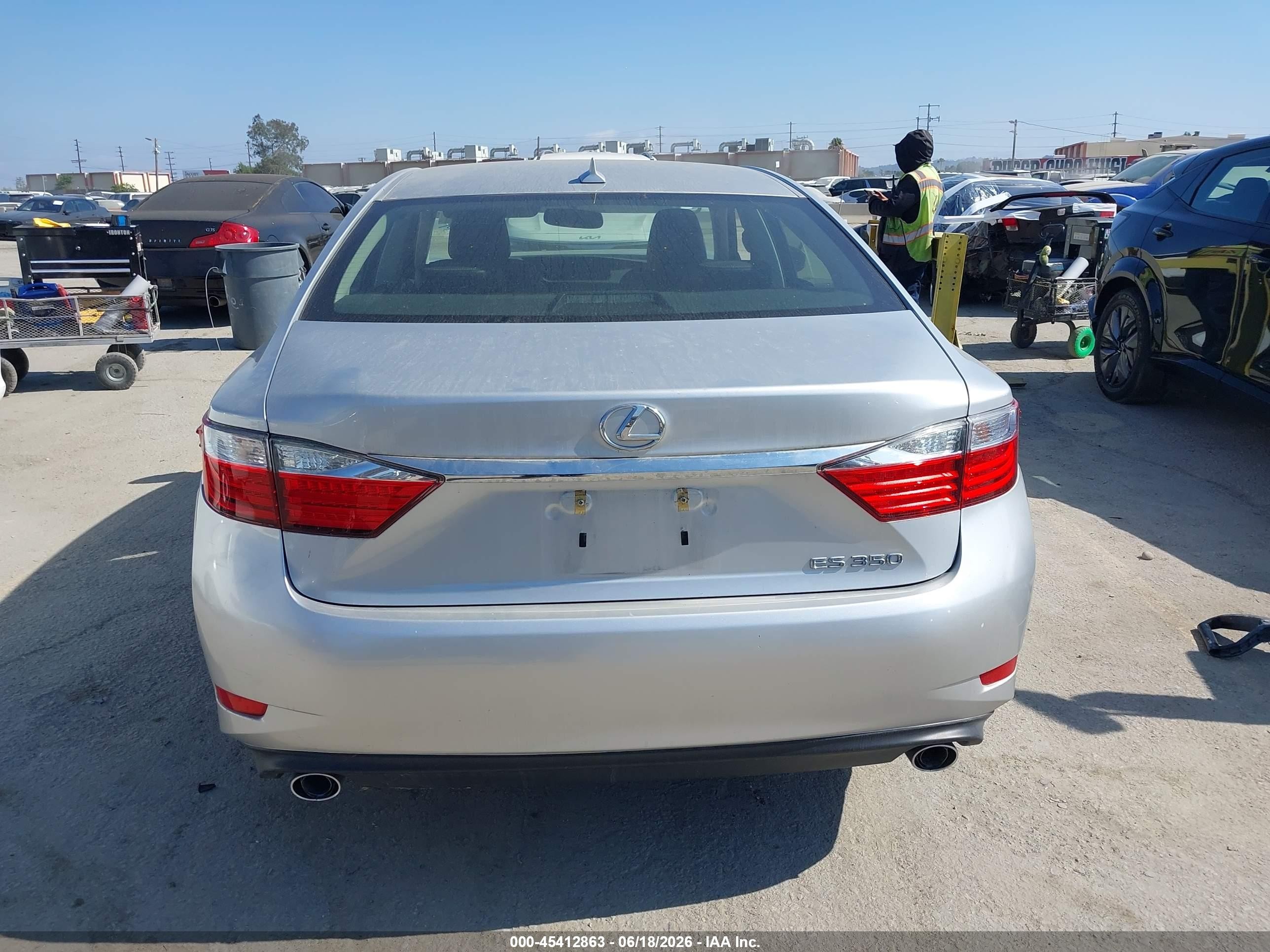 2014 Lexus Es 350   Silver vin: JTHBK1GG3E2124169