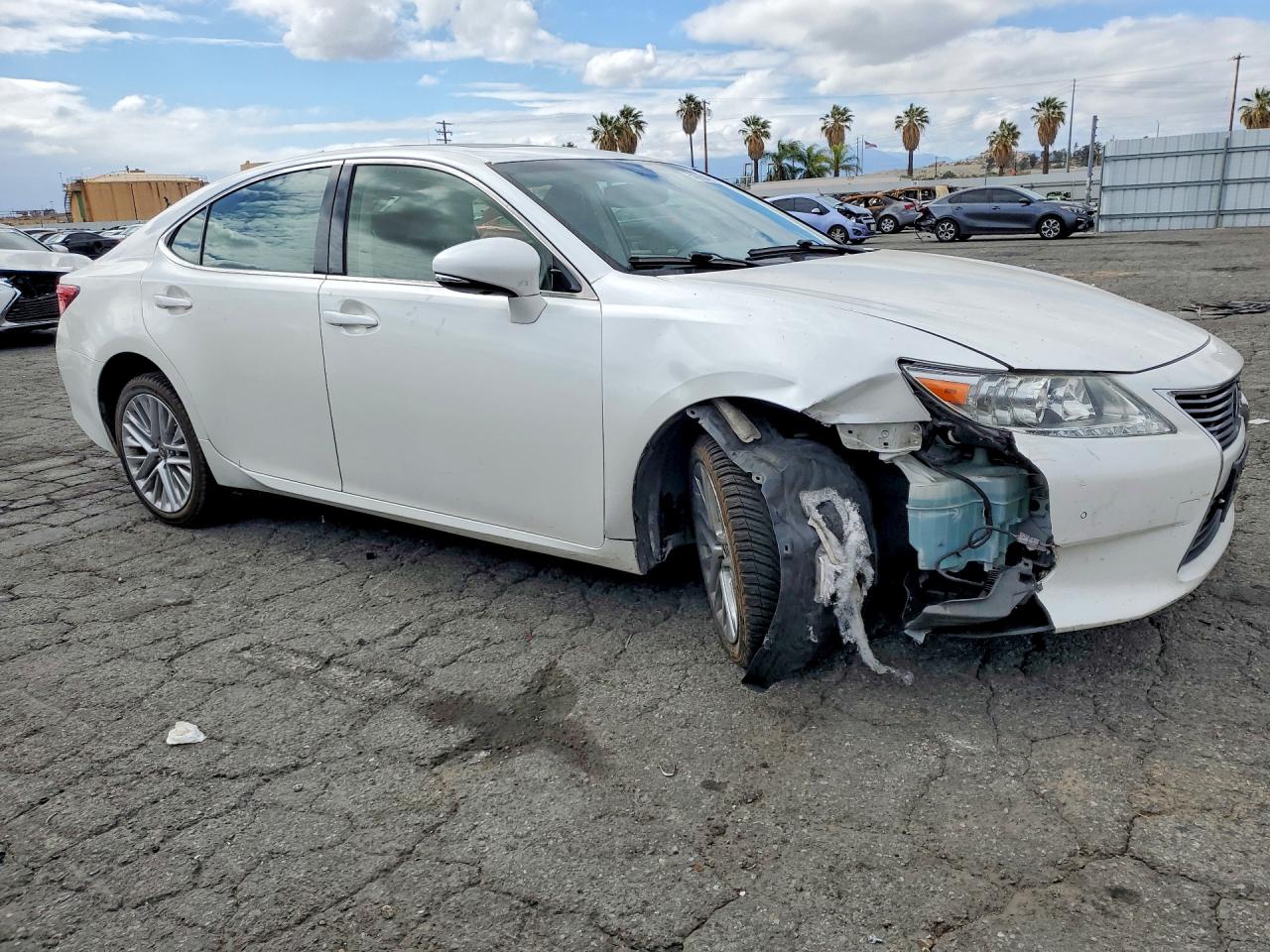 2014 Lexus Es 350 White vin: JTHBK1GG3E2129517