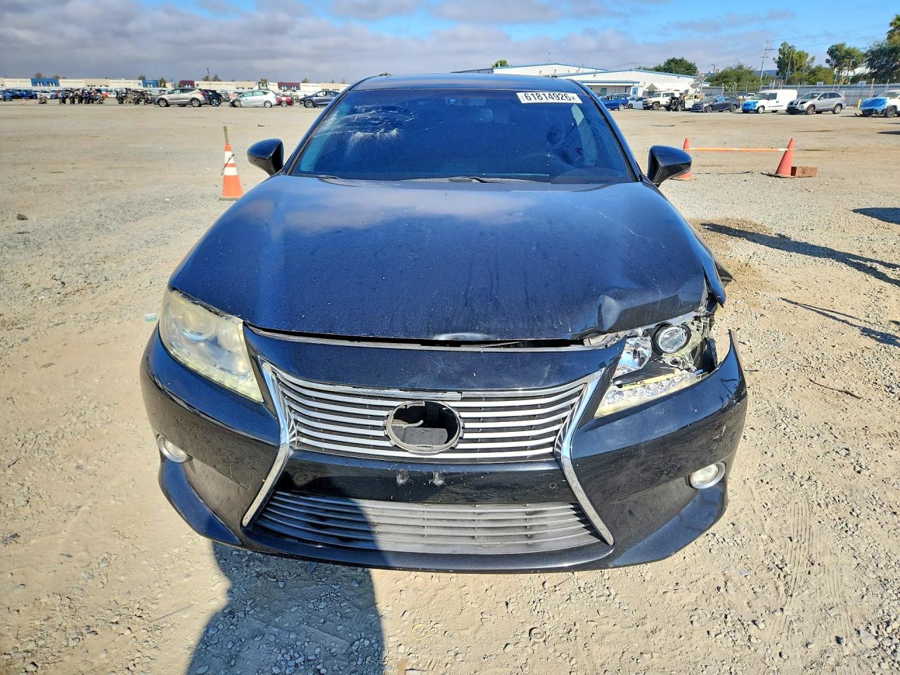 2014 Lexus Es 350 Черный vin: JTHBK1GG3E2130098