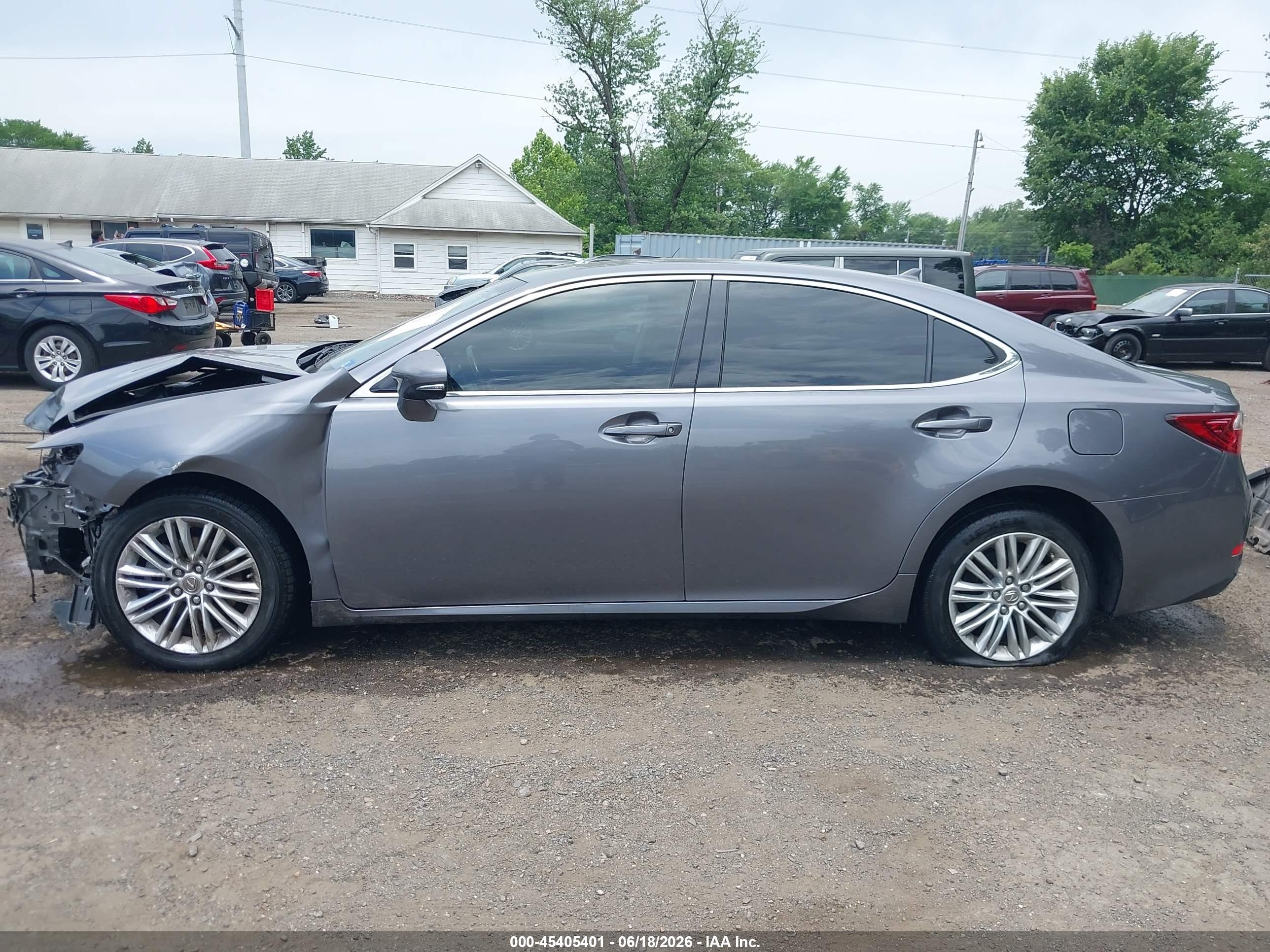 2014 Lexus Es 350   Gray vin: JTHBK1GG3E2133101
