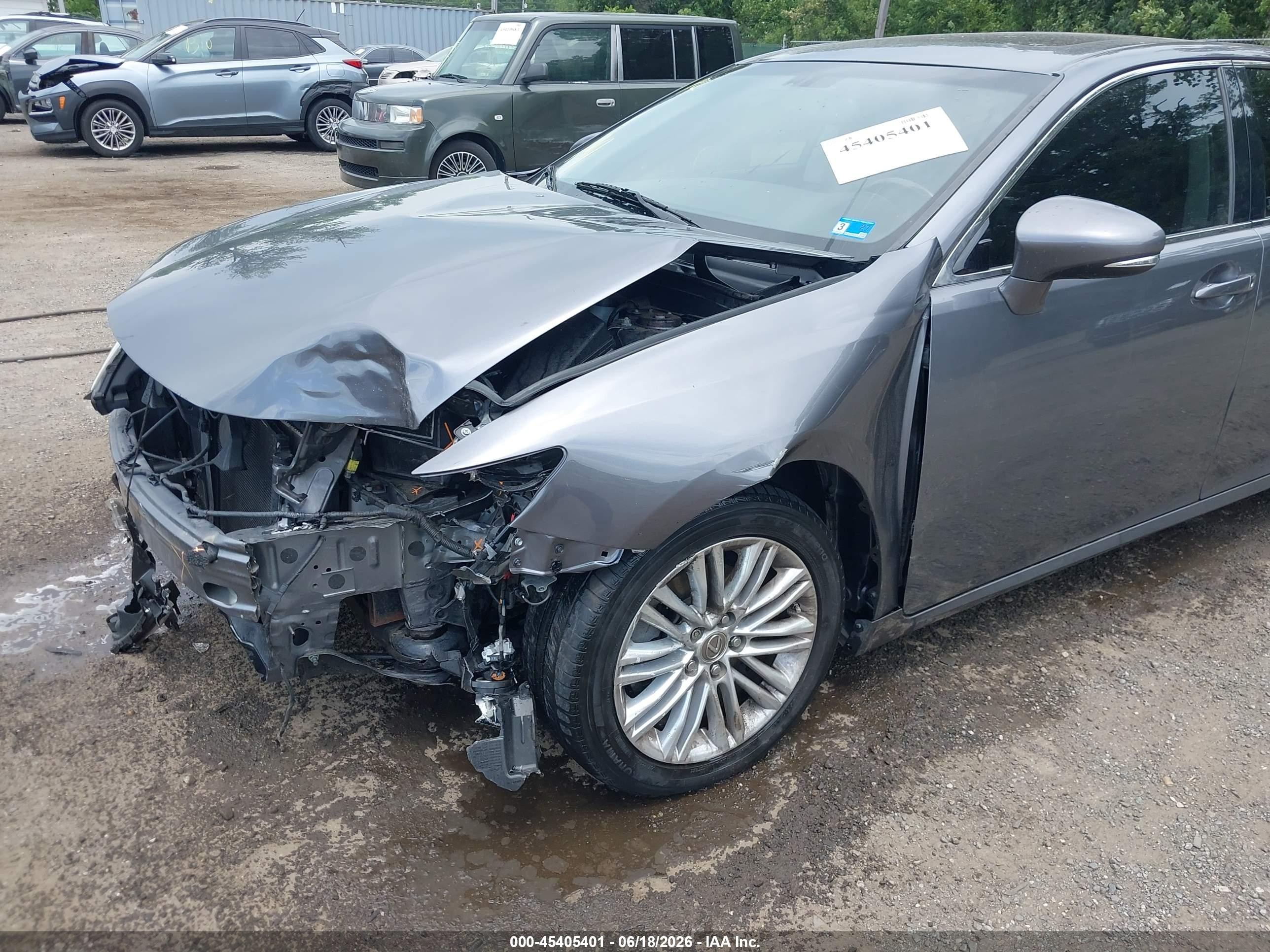 2014 Lexus Es 350   Gray vin: JTHBK1GG3E2133101