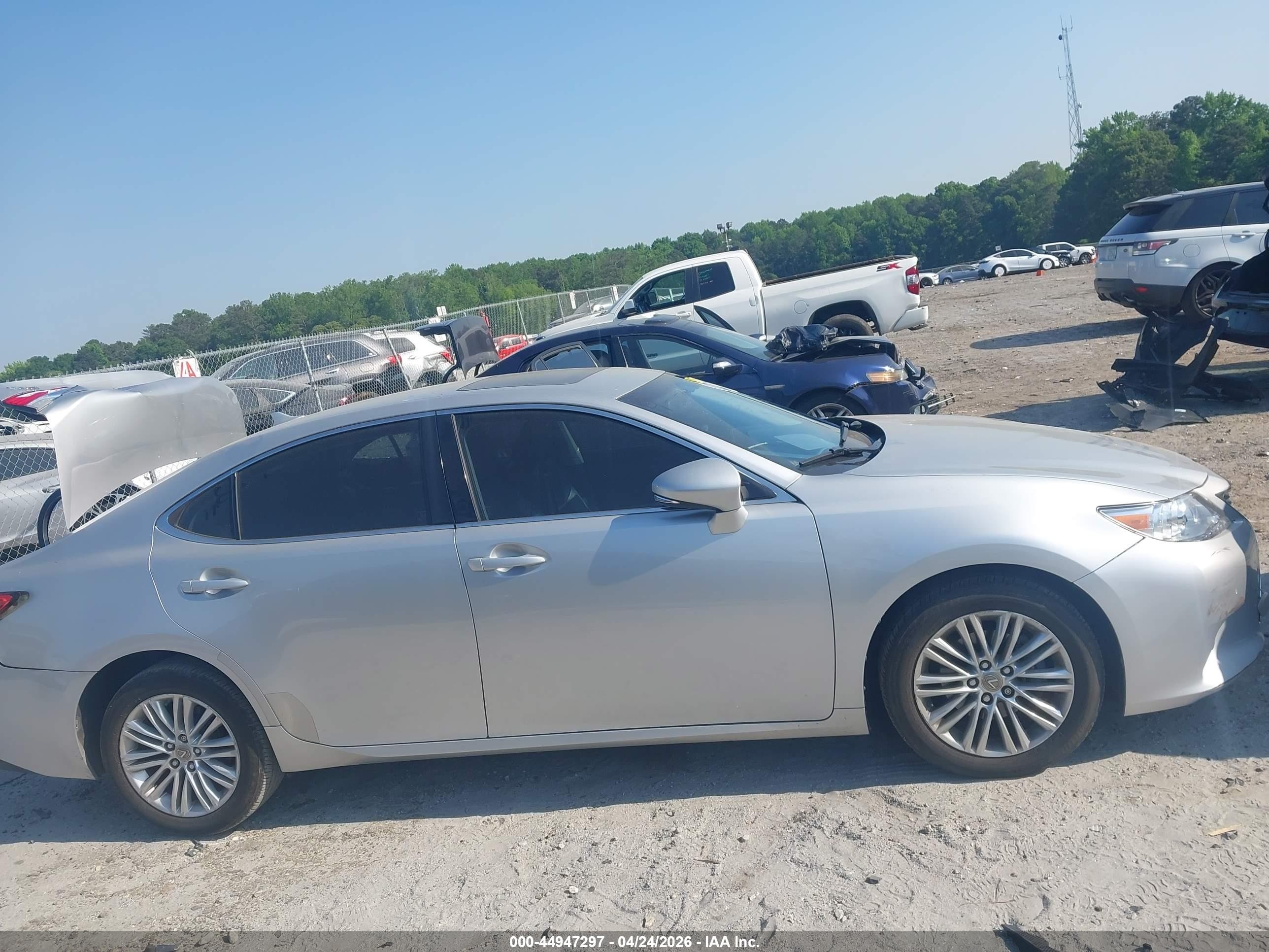 2014 Lexus Es 350   Silver vin: JTHBK1GG3E2141487