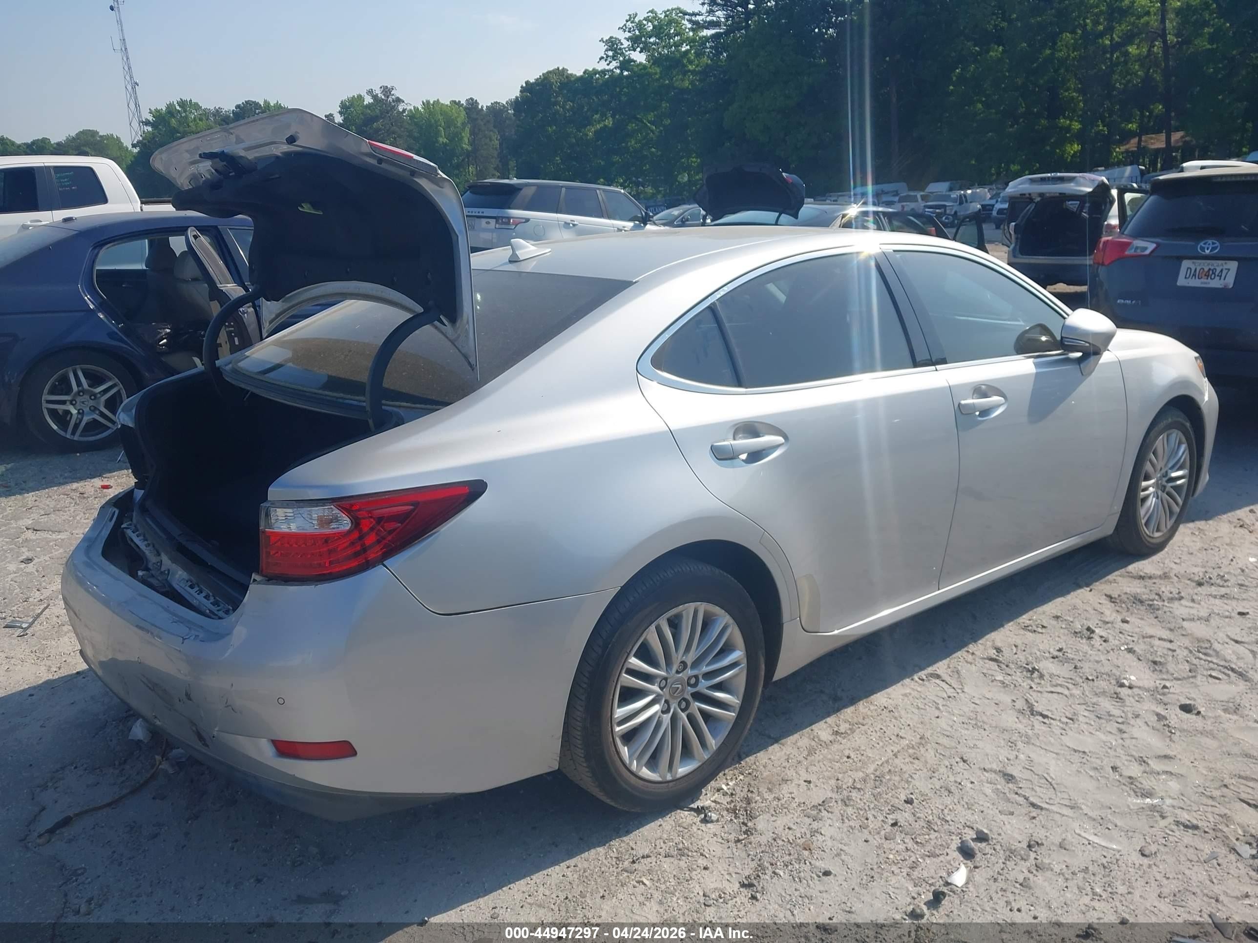 2014 Lexus Es 350   Silver vin: JTHBK1GG3E2141487