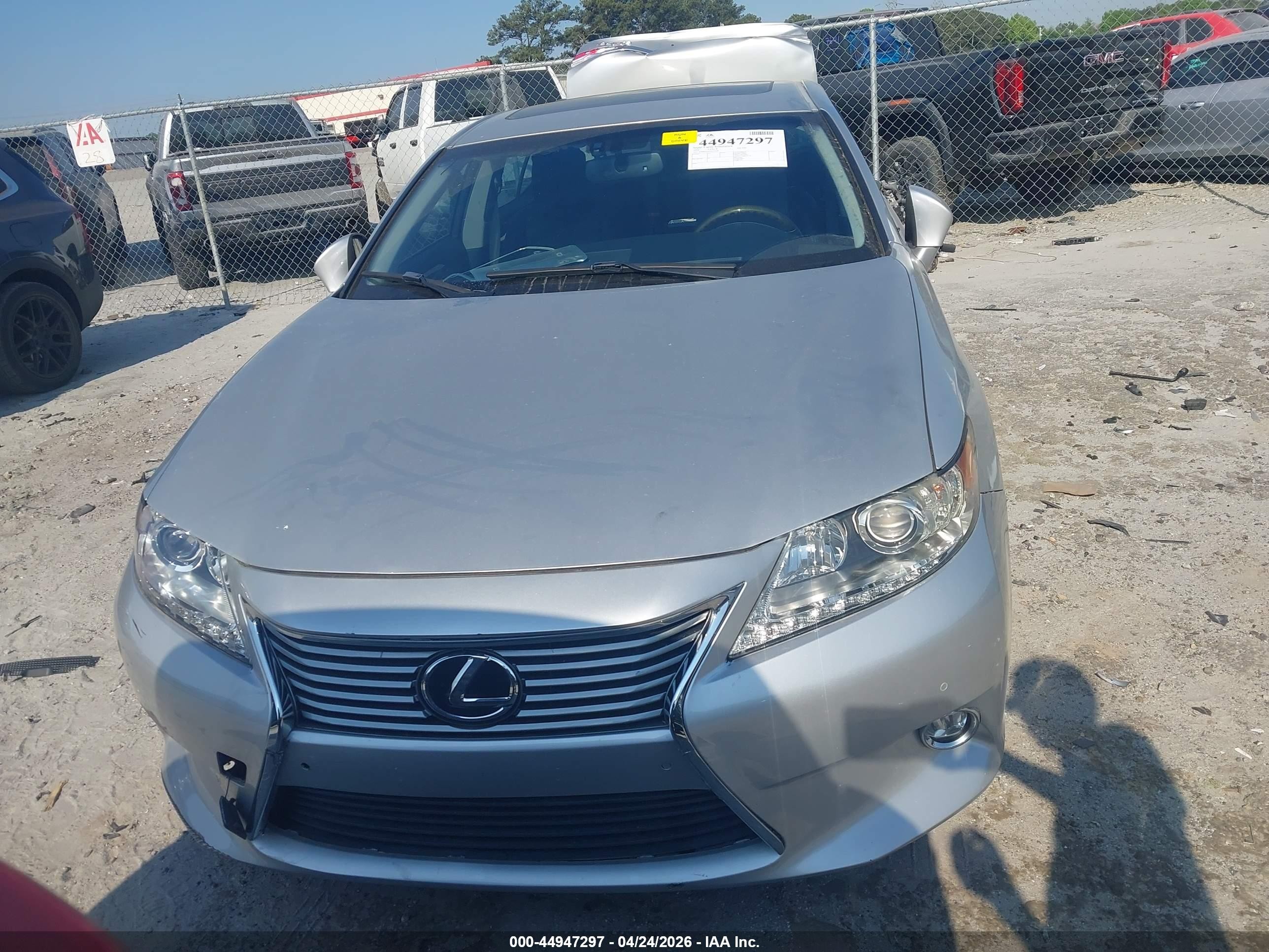 2014 Lexus Es 350   Silver vin: JTHBK1GG3E2141487