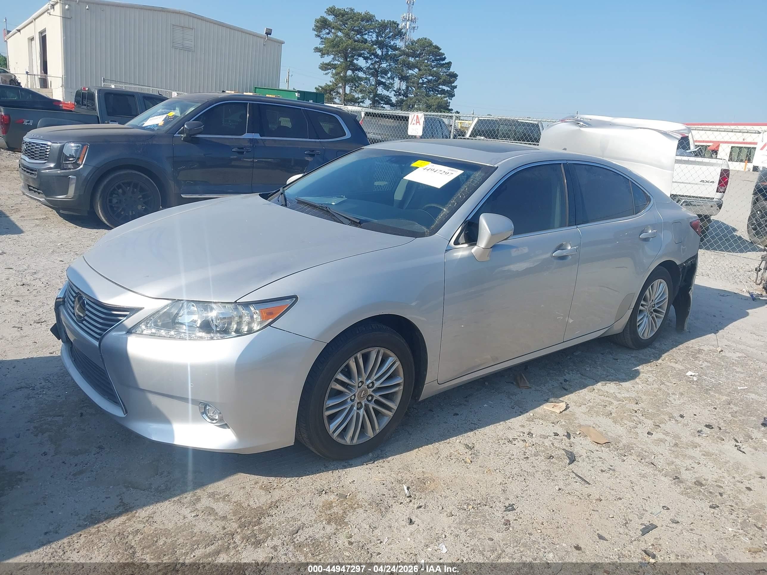 2014 Lexus Es 350   Silver vin: JTHBK1GG3E2141487