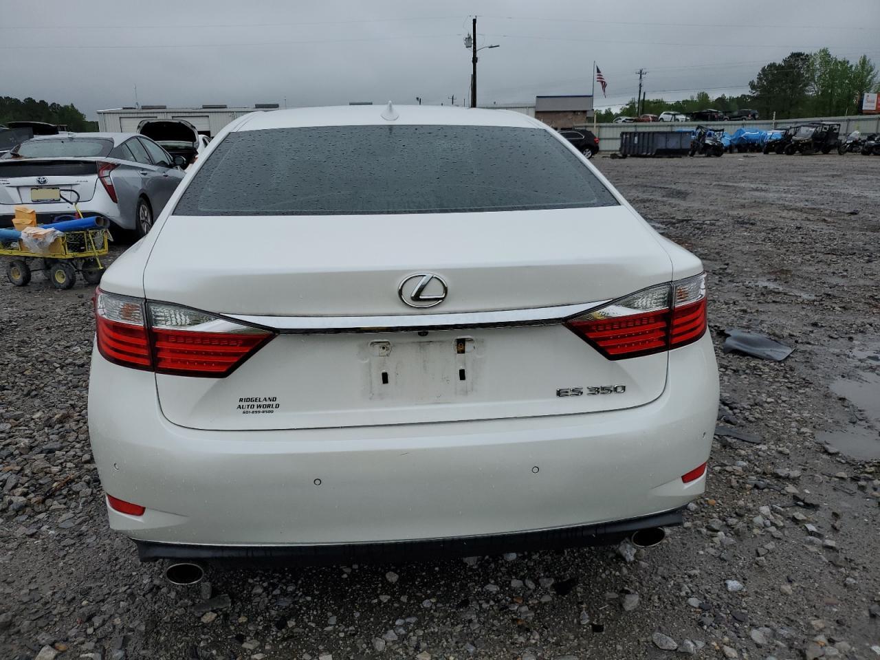 2015 Lexus Es 350 White vin: JTHBK1GG3F2151471