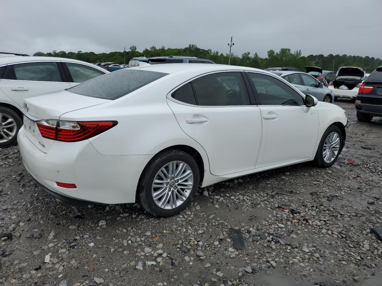 2015 Lexus Es 350 White vin: JTHBK1GG3F2151471